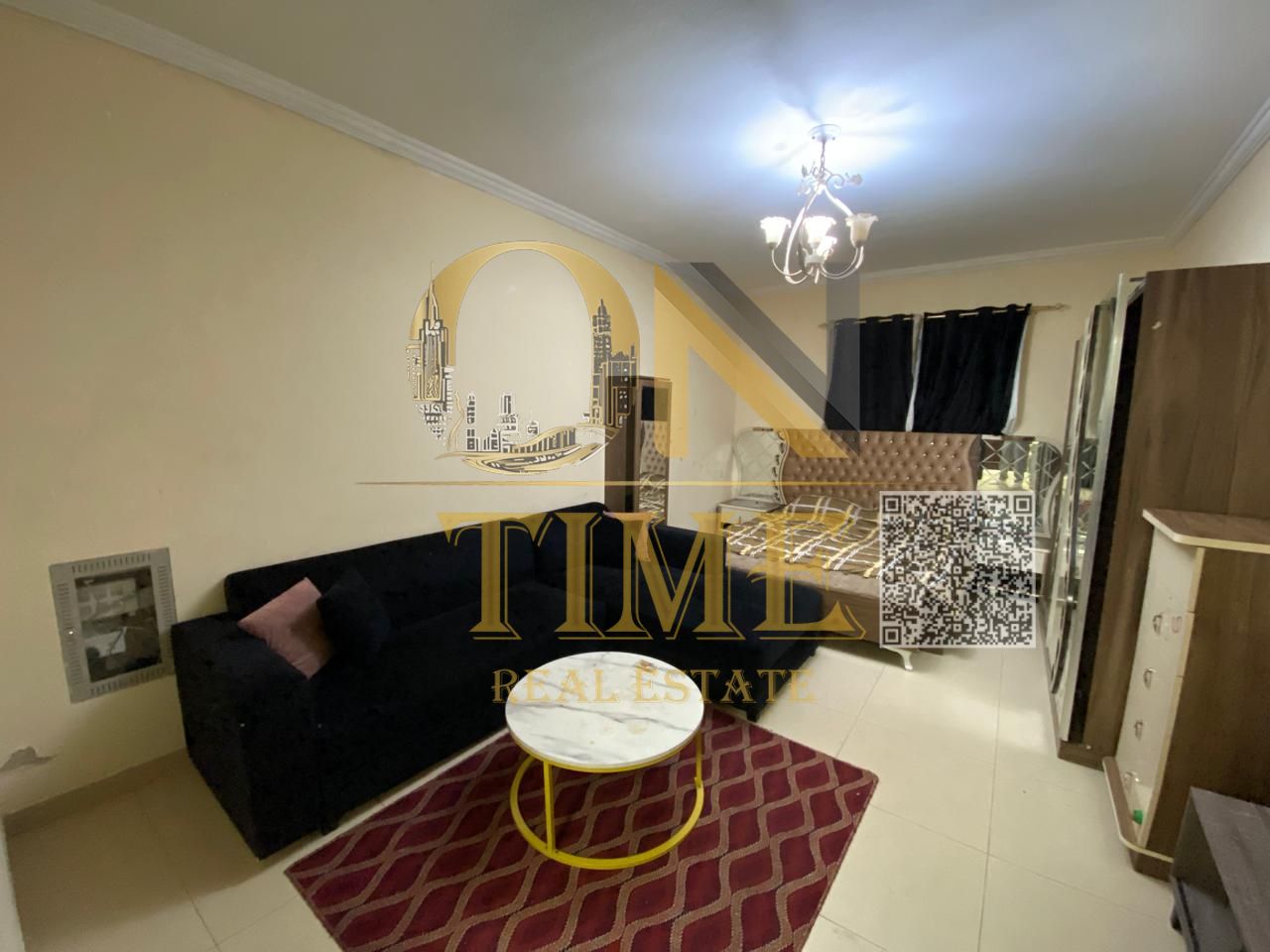 studio for monthely rent included bills in yasmeen tower with parking