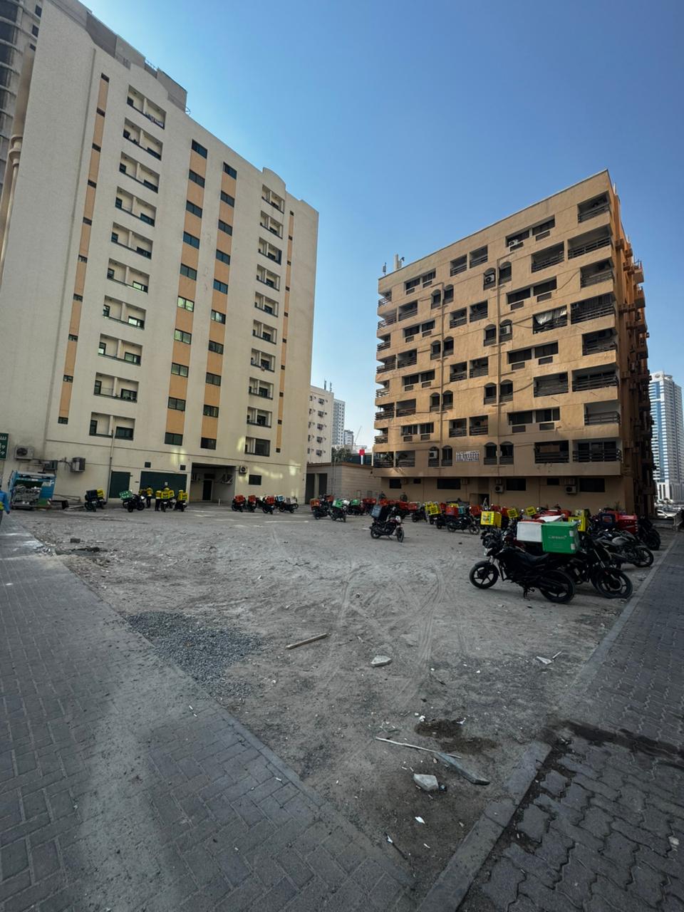 Parking space available in Al Majaz 2, 10,000 sqft, prime and accessible location, ideal for companies and investment use.
