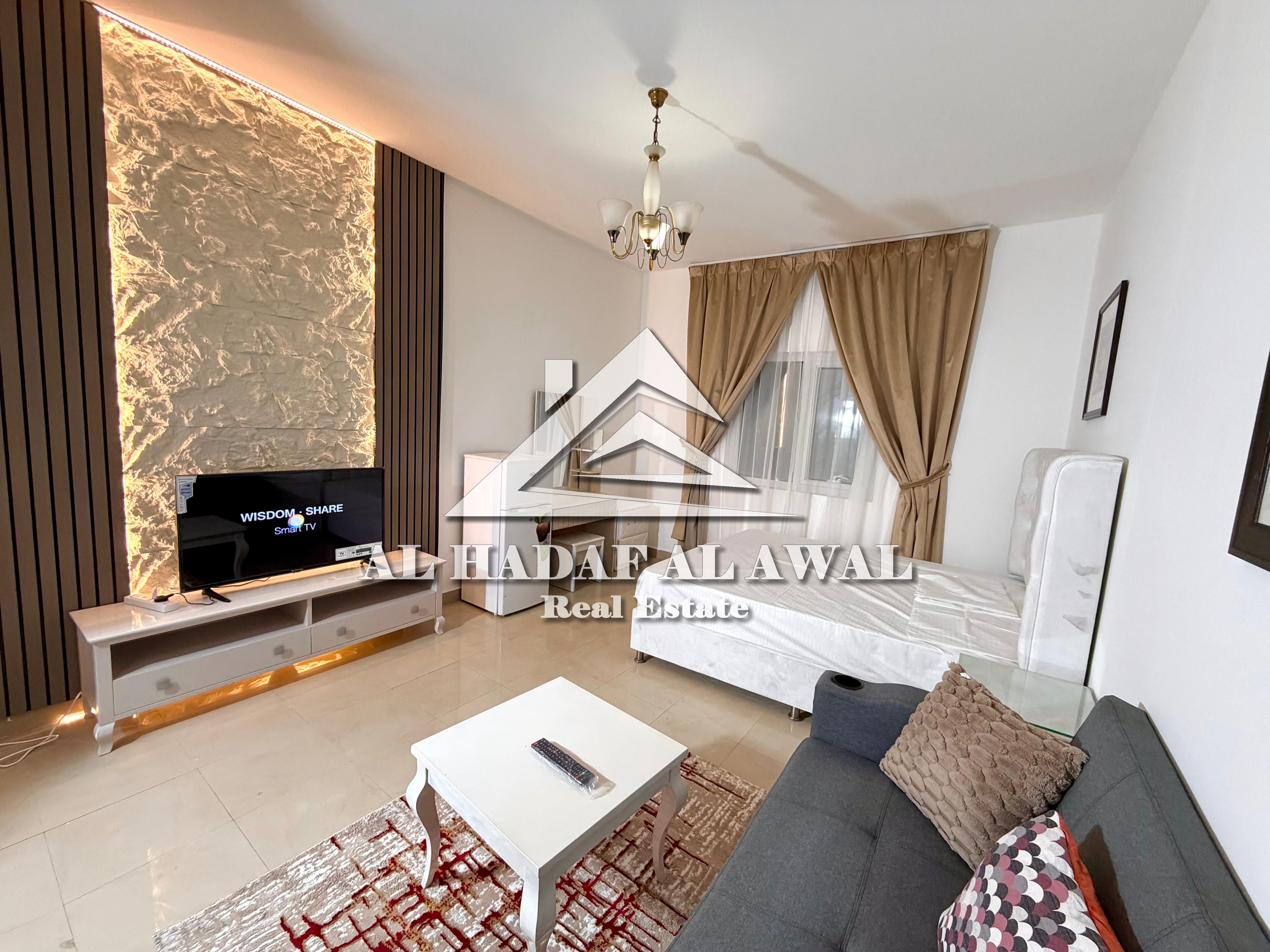 Studio apartment for rent in Al Majaz 3, monthly rent 4500 (including bills)