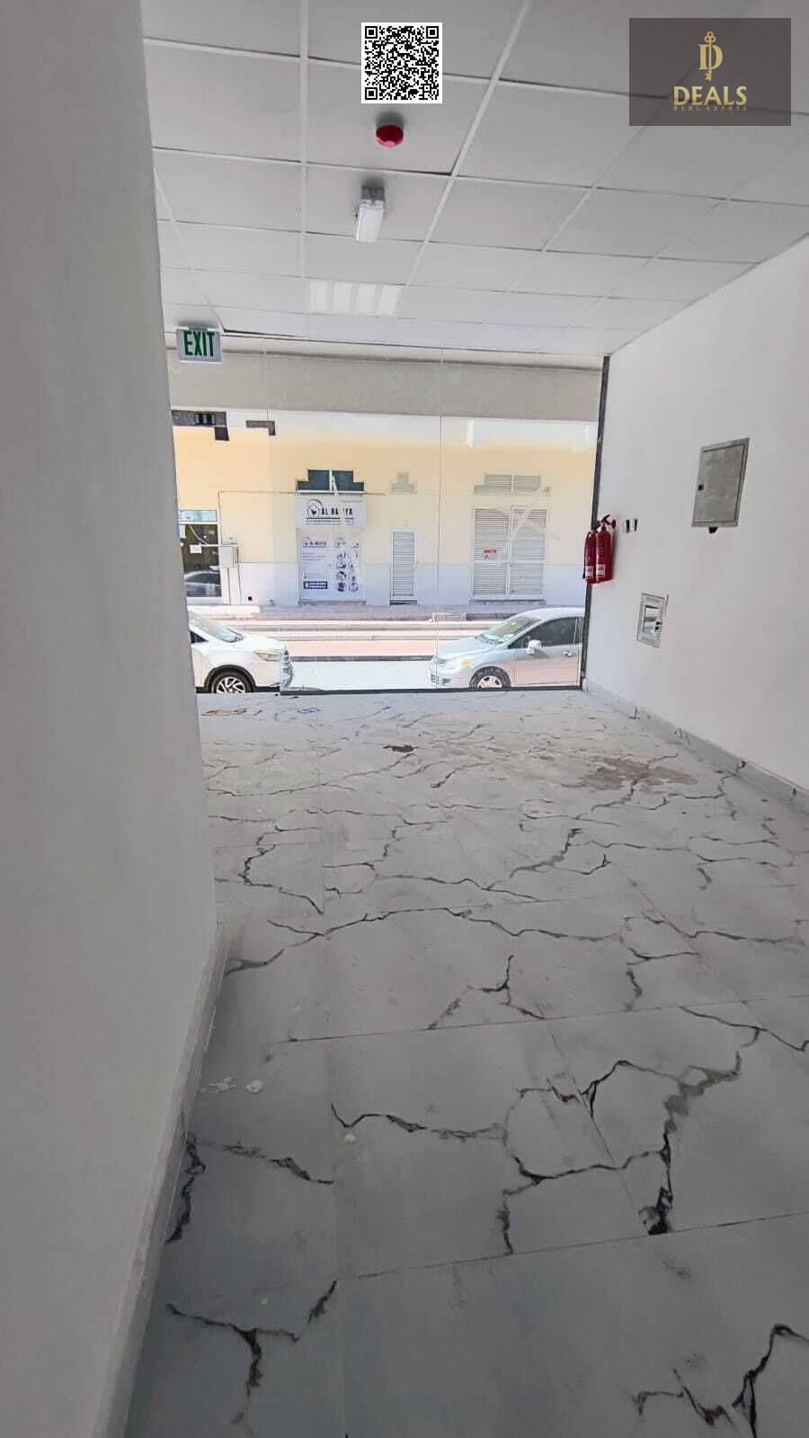 Shop for Rent Al Rashidiya 1 | 226 Sqft | Main Road Facing | Front Parking | Near Nesto | 25K