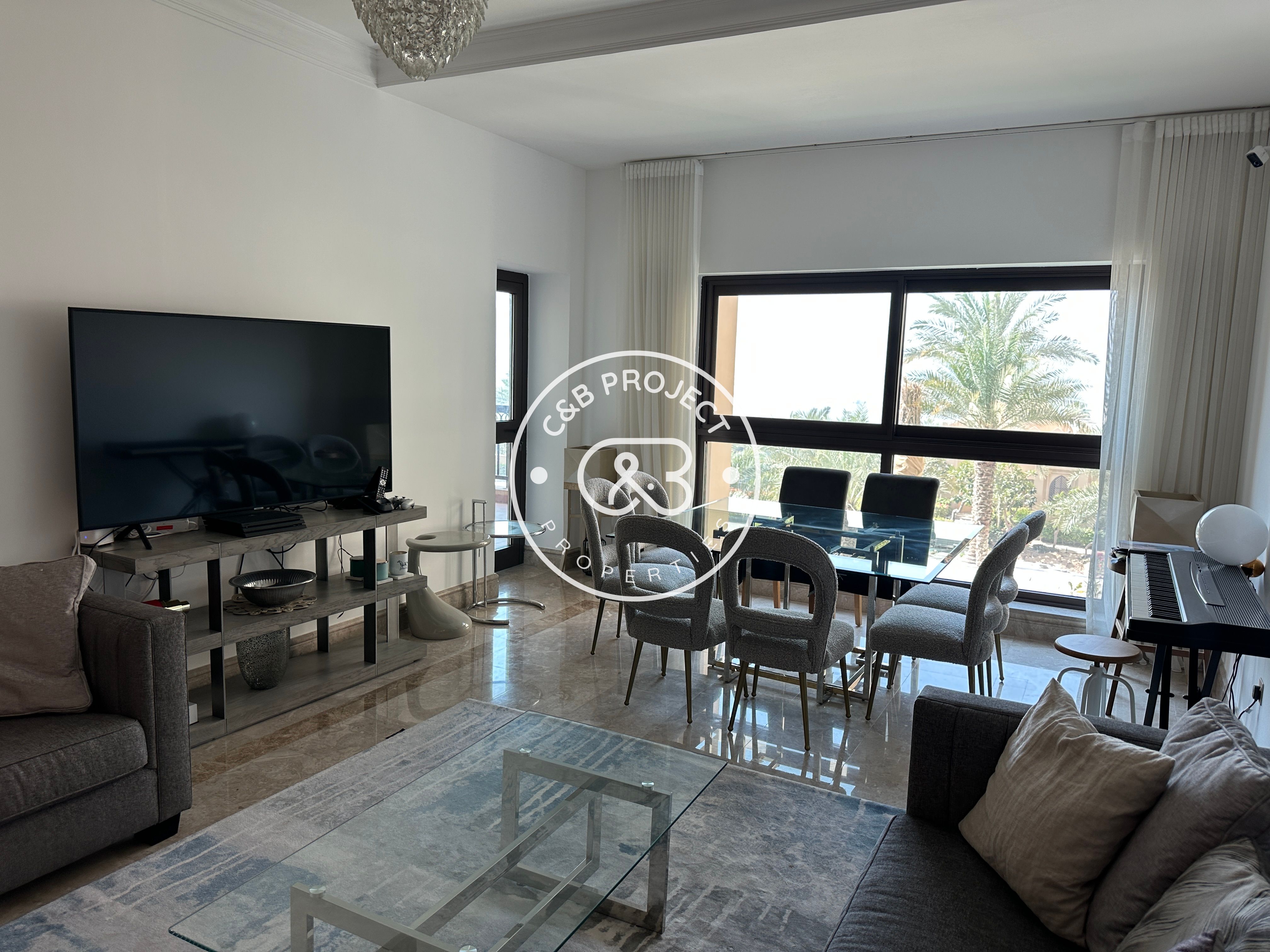 Fully furnished | Full Sea View | 2 terraces