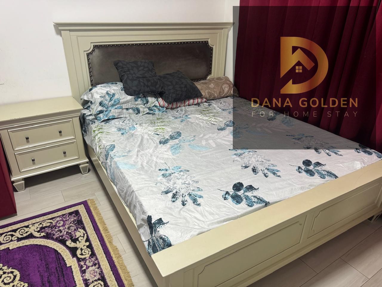 For rent, Warsan studio, 4 furnishings, excellent, spacious area