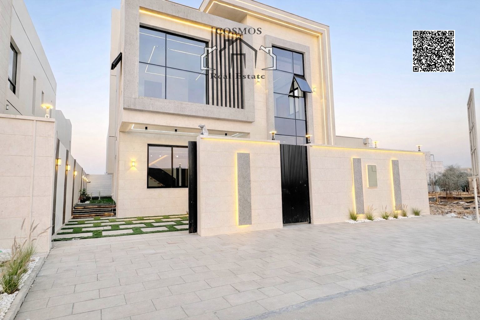 Luxury 5BR Modern Villa with Pool & Roof | Facing Garden | Al Zahya