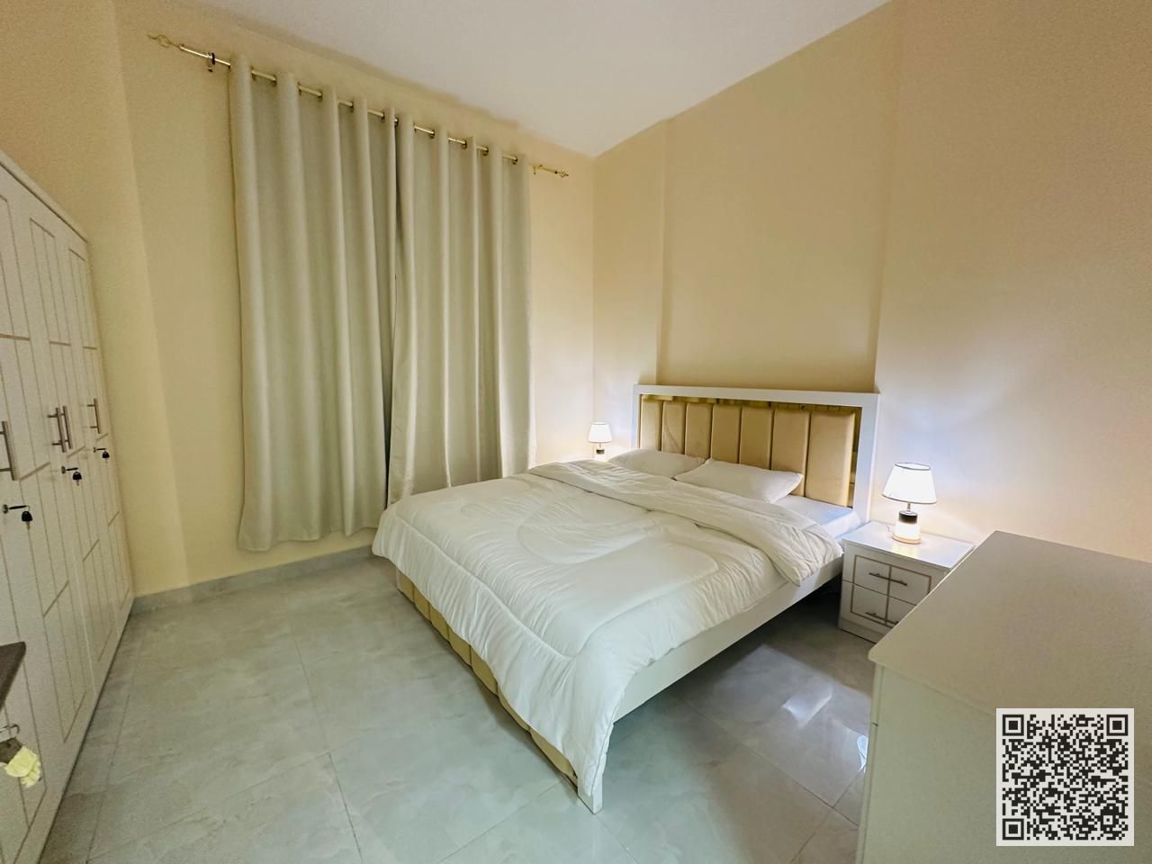 One-bedroom apartment with a living room and balcony for monthly rent in Ajman, Al Nuaimiya. Fully furnished, at a great price! Rent includes
