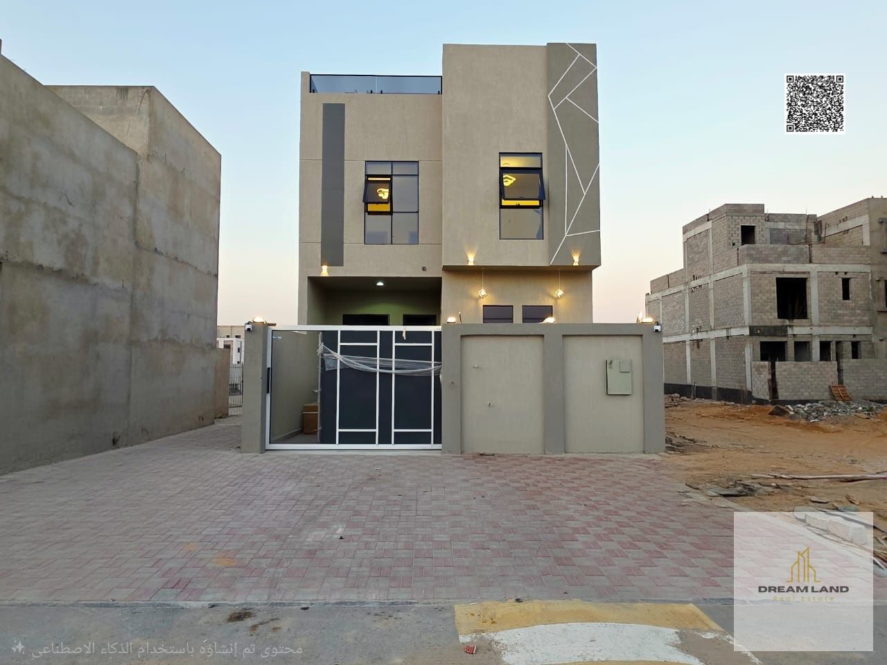 Your chance to own a villa, including registration and ownership fees, ready to move in, close to services, with elegant designs, two floors and a roo