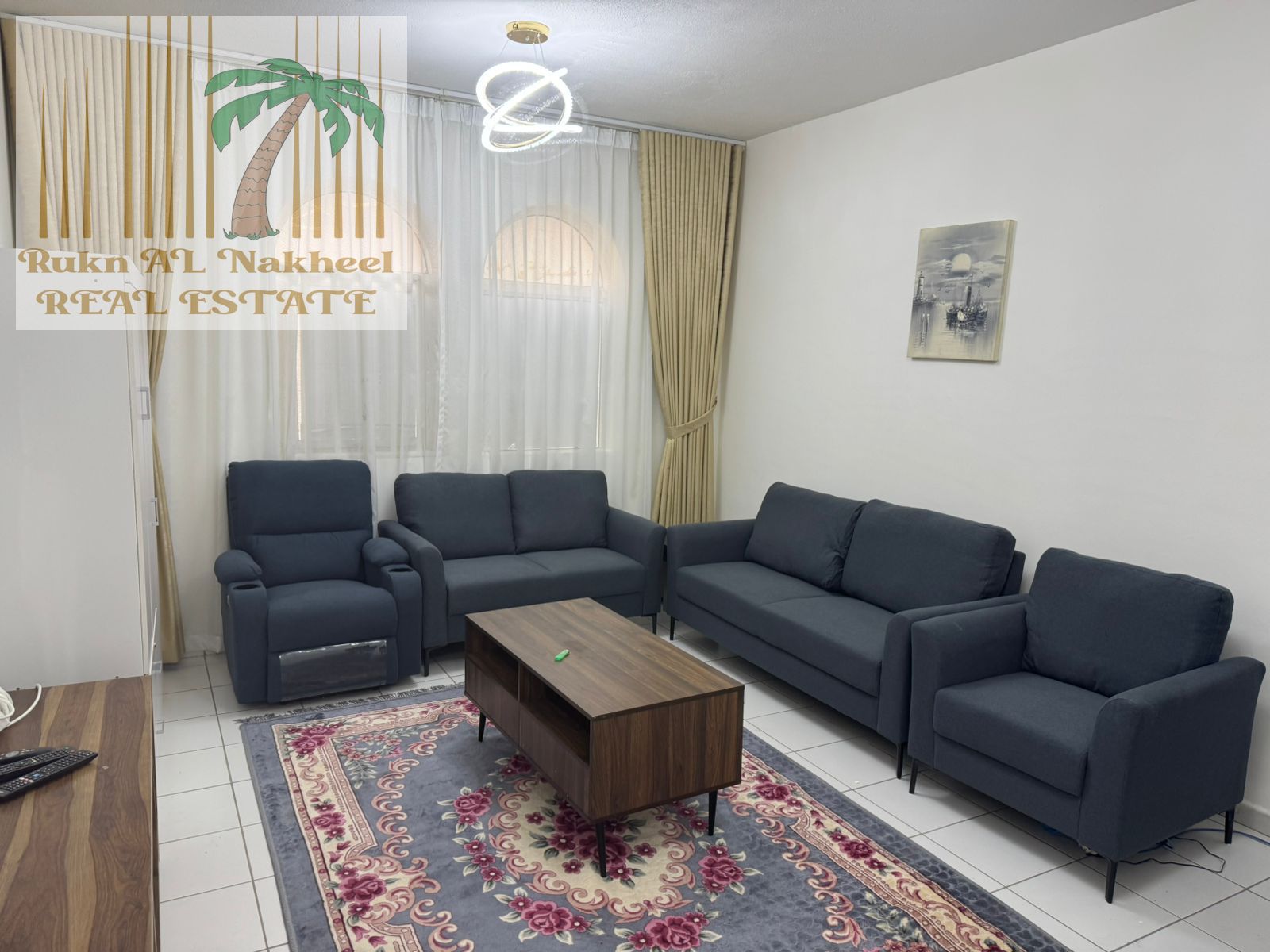 Fully furnished monthly 1bhk 1bath balcony with open view ready to move in good location for more details & information contact us