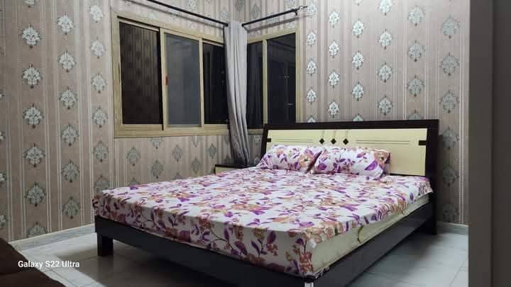 Monthly basis 2 Bhk available Abu Shagara family building rent 4000