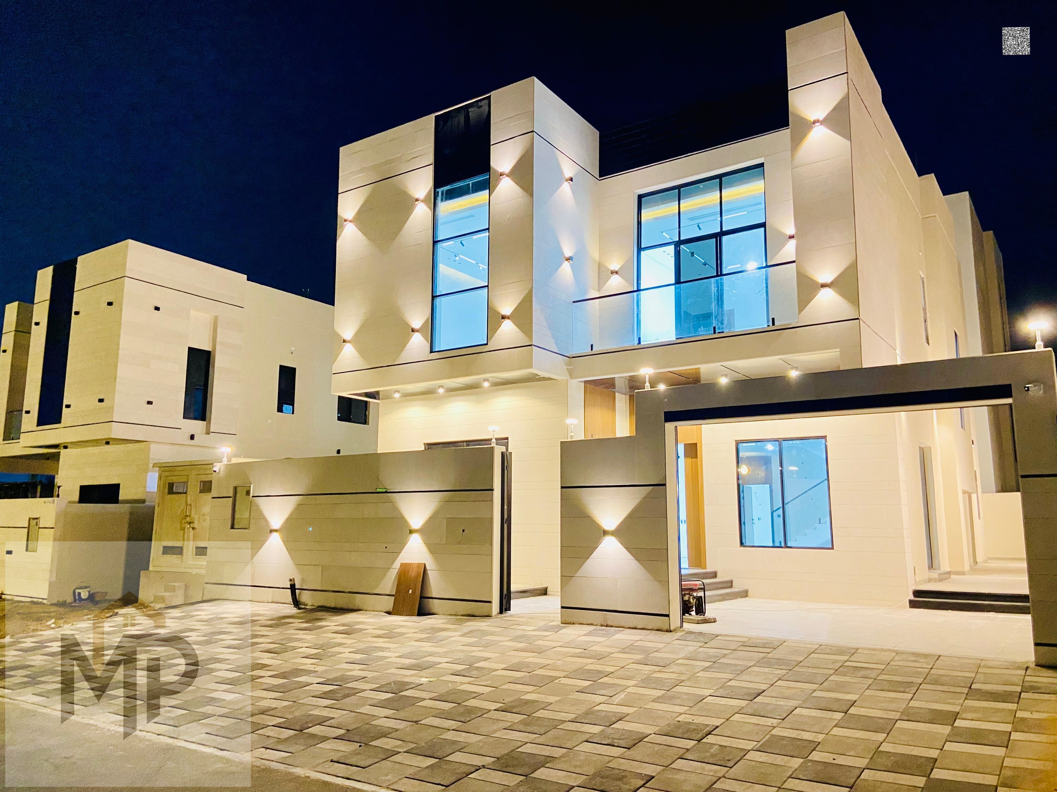 Own a European-style villa with custom finishing, located on a corner lot, with a price including registration and ownership fees. Prime location near