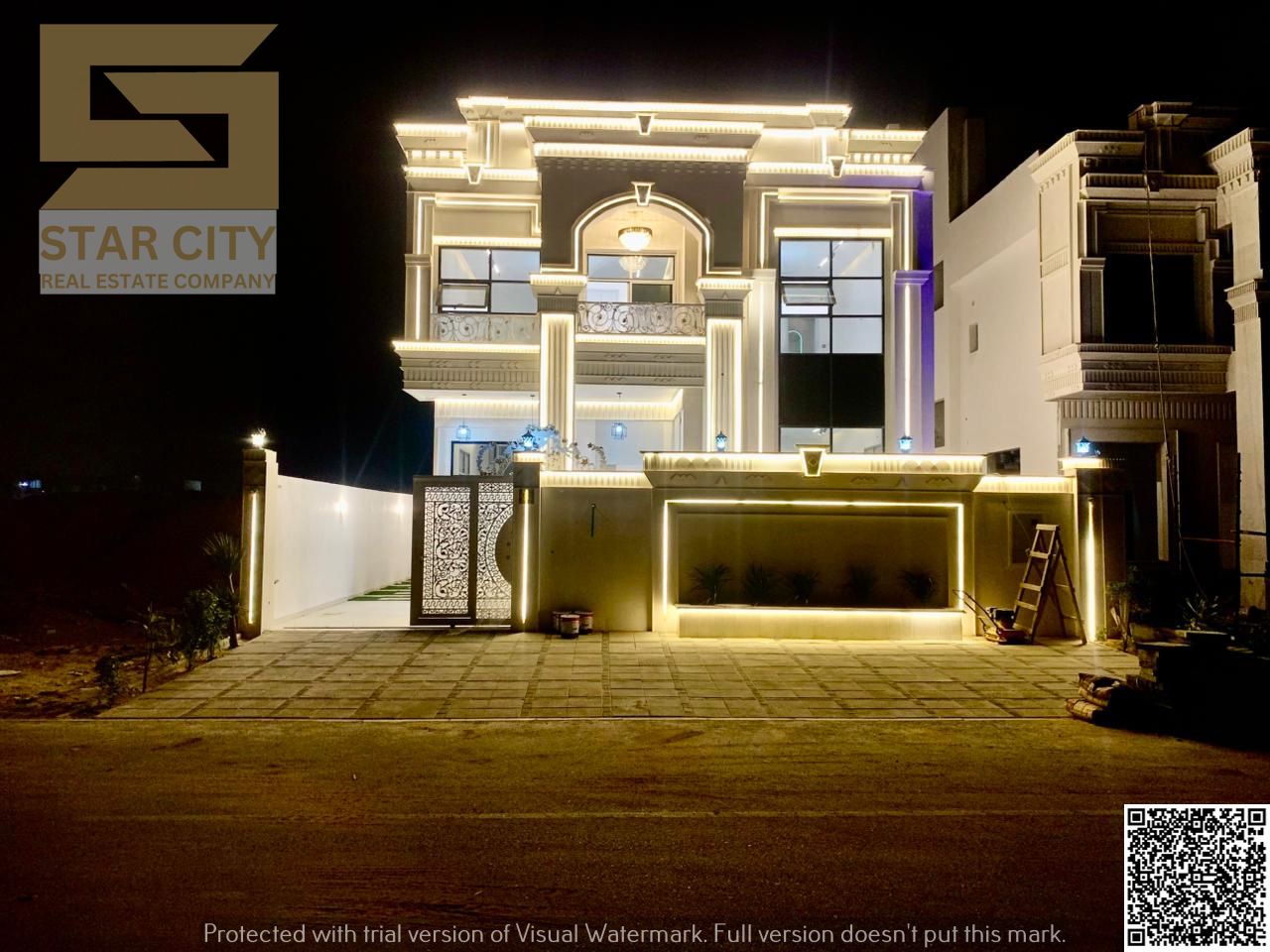 Independent Classic Villa | Al Helio 1, Ajman A luxurious independent classic stone façade villa in a prime location in Al Helio 1 – Ajman, just minut