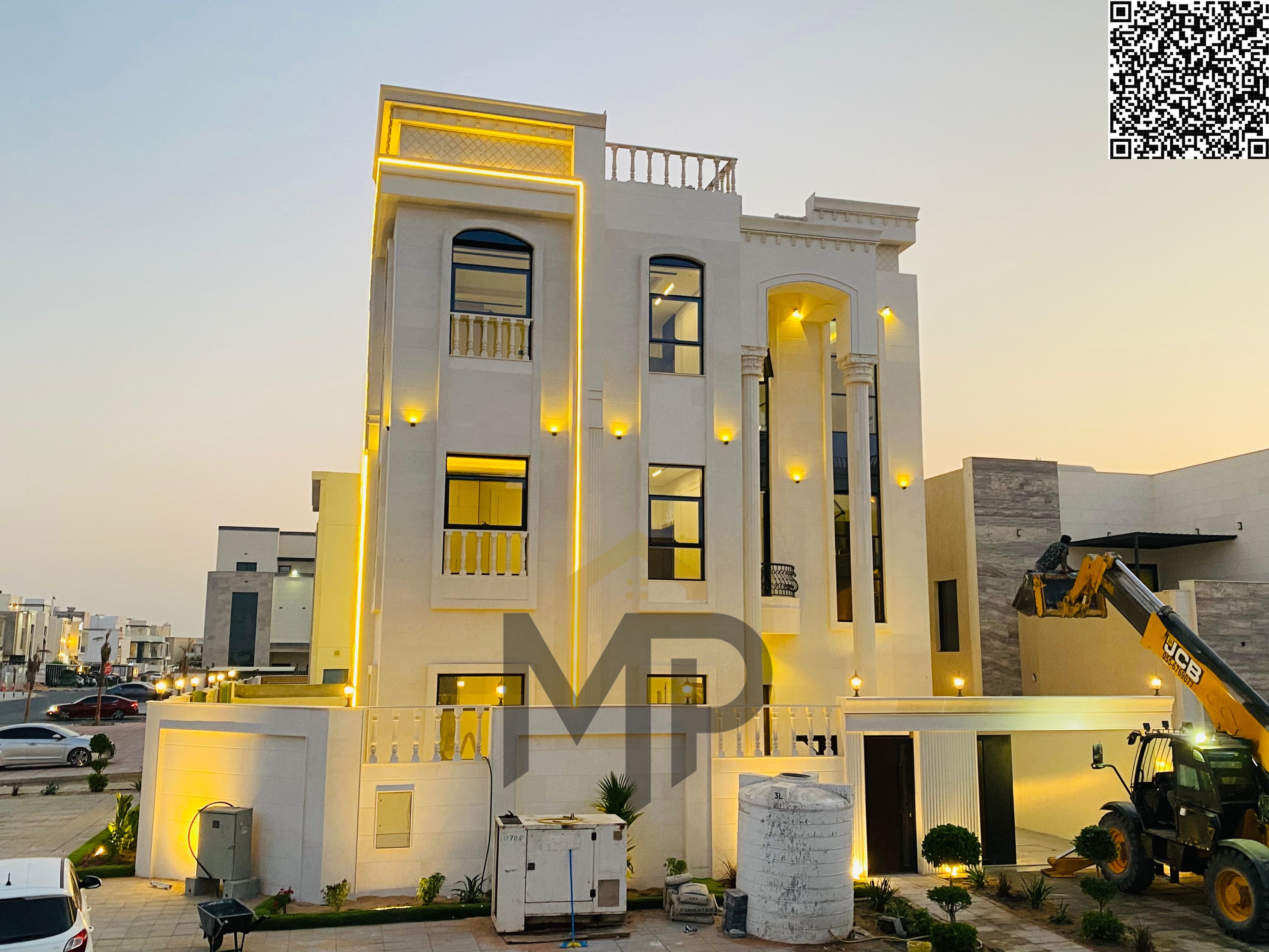 Modern luxury corner villa - two floors and a roof with a private pool and very spacious spaces, directly from the owner, including registration and o