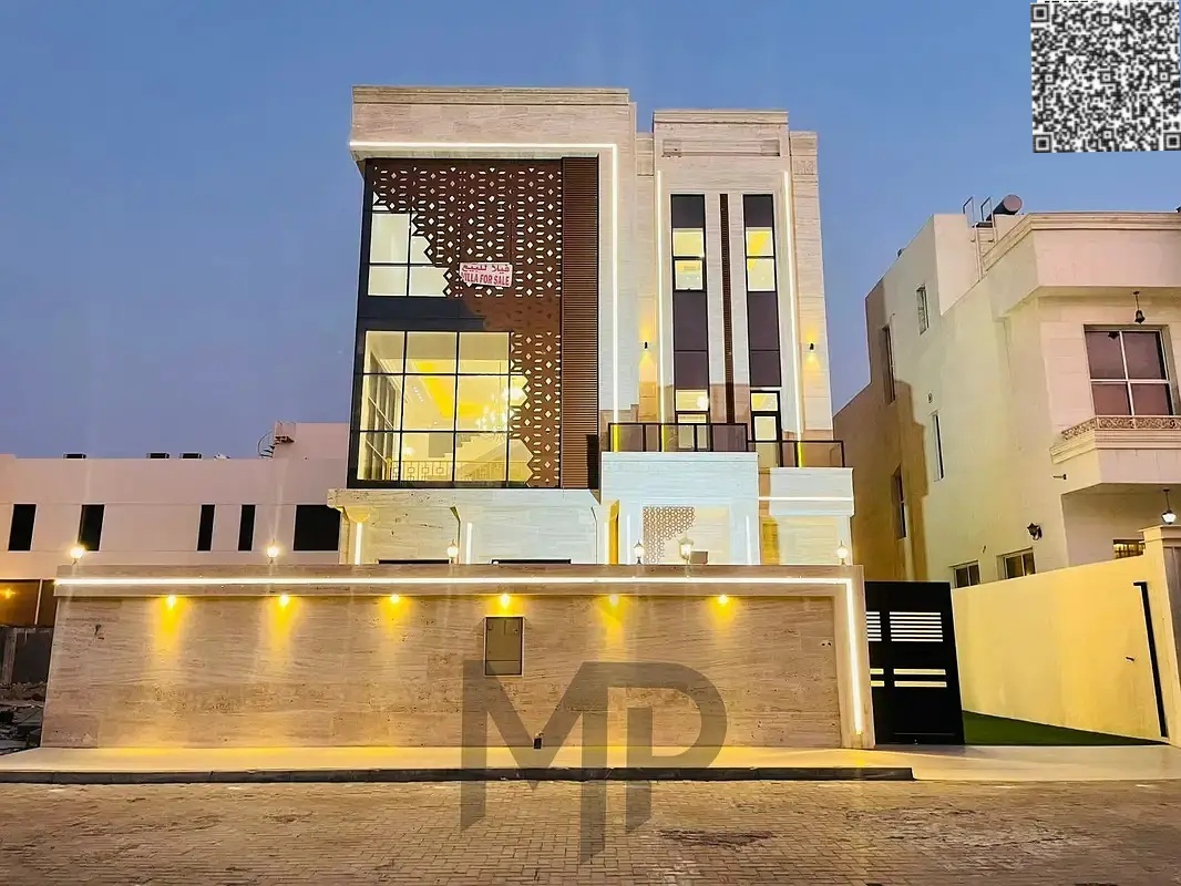 Luxury villa for sale in Al Aaliyah – 6 master bedrooms | Majlis | 2 living rooms | 4,350 sq ft | Registration fees included