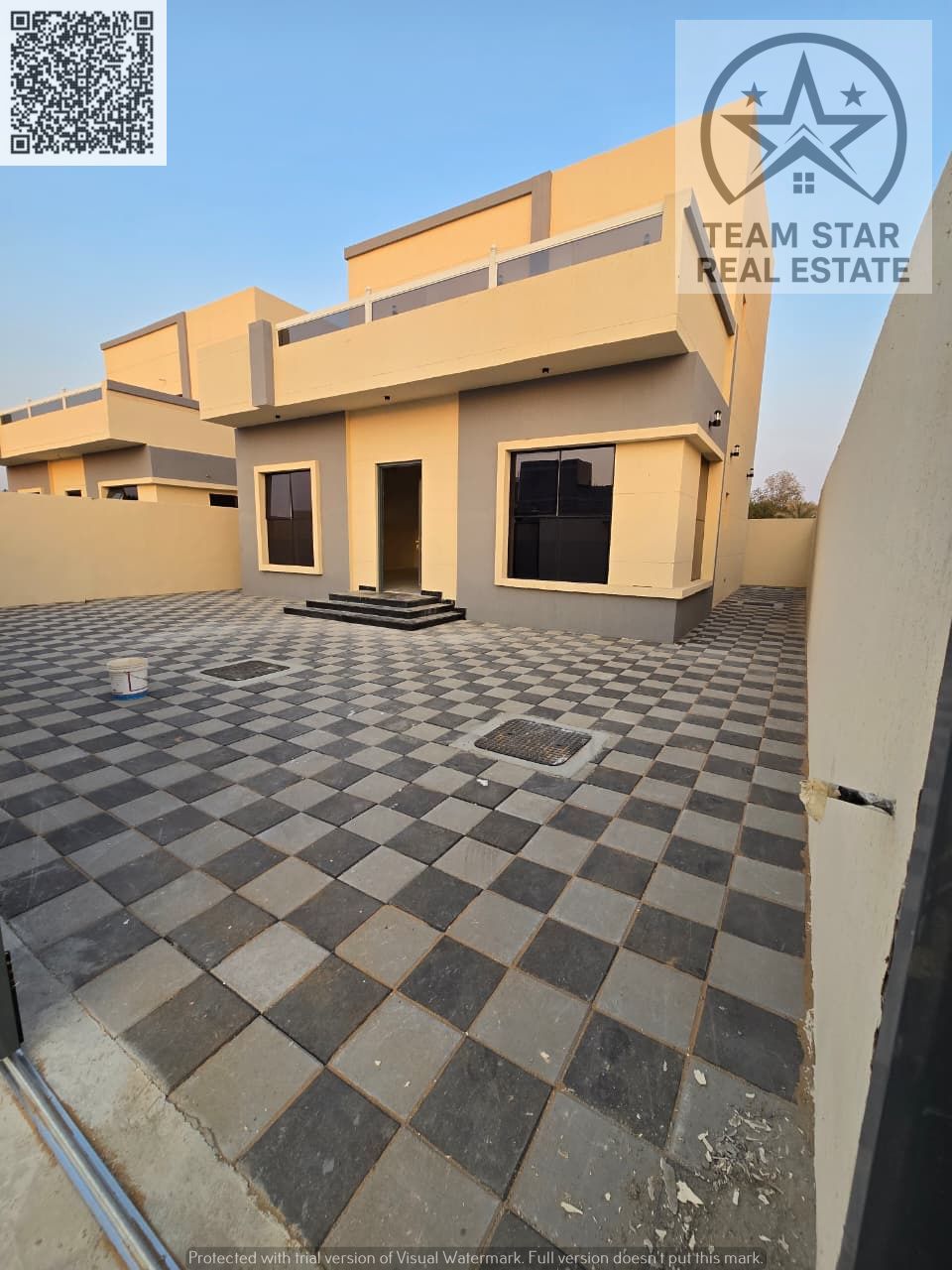 Villa for sale, price includes registration fees - 3 bedrooms - bank financing available - directly on Sheikh Mohammed Bin Zayed Road