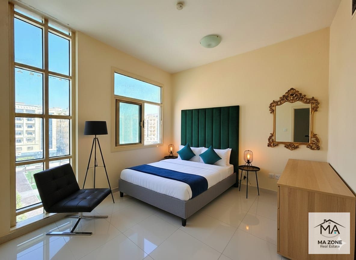 Last 1Bhk with 2 bath with Parking Infront of Park in New Muweillah Commercial