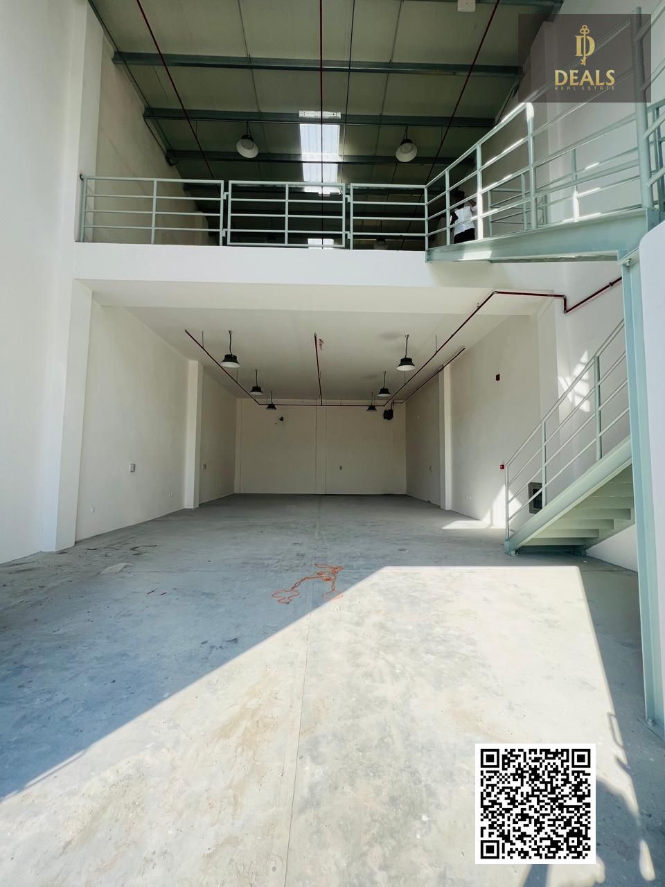 High Power 100KW Brand New Warehouse for Rent in Al Jurf 2 – 2,800 Sqft with Mezzanine | AED 168,000
