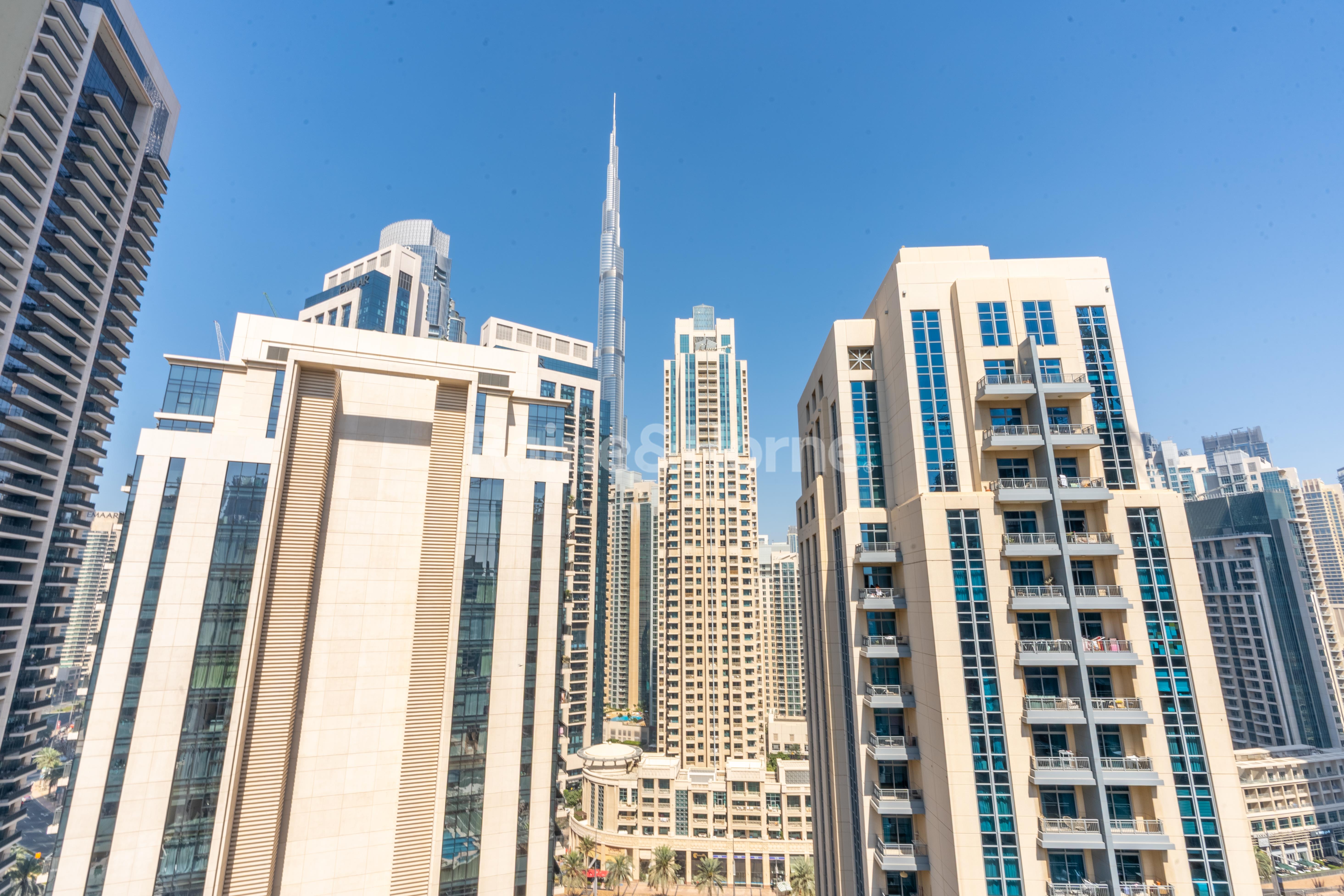 Burj Khalifa View | Spacious | Vacant | High Floor