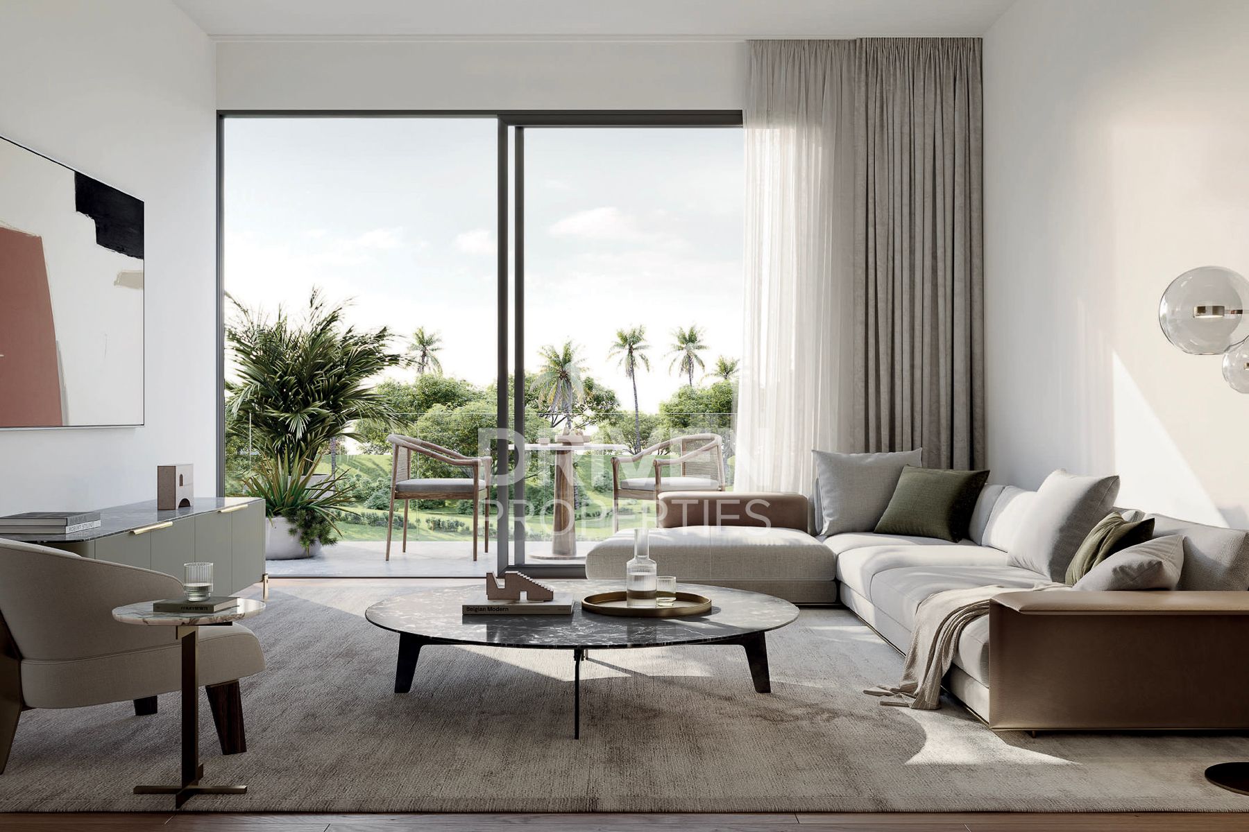 Spacious and Modern Layout with Park View