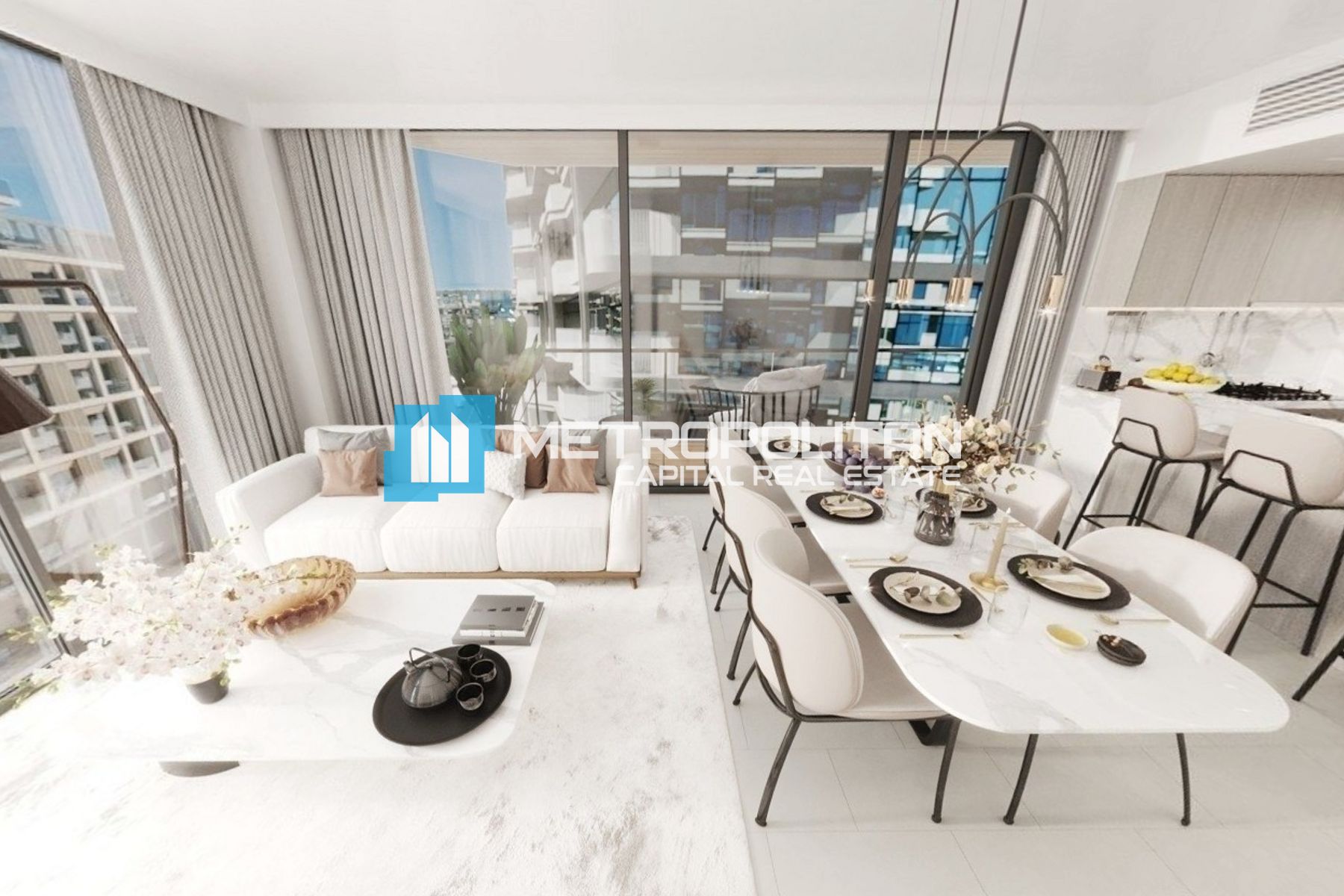 Partial Sea View | Corner 2BR+Maids | 2 Balconies