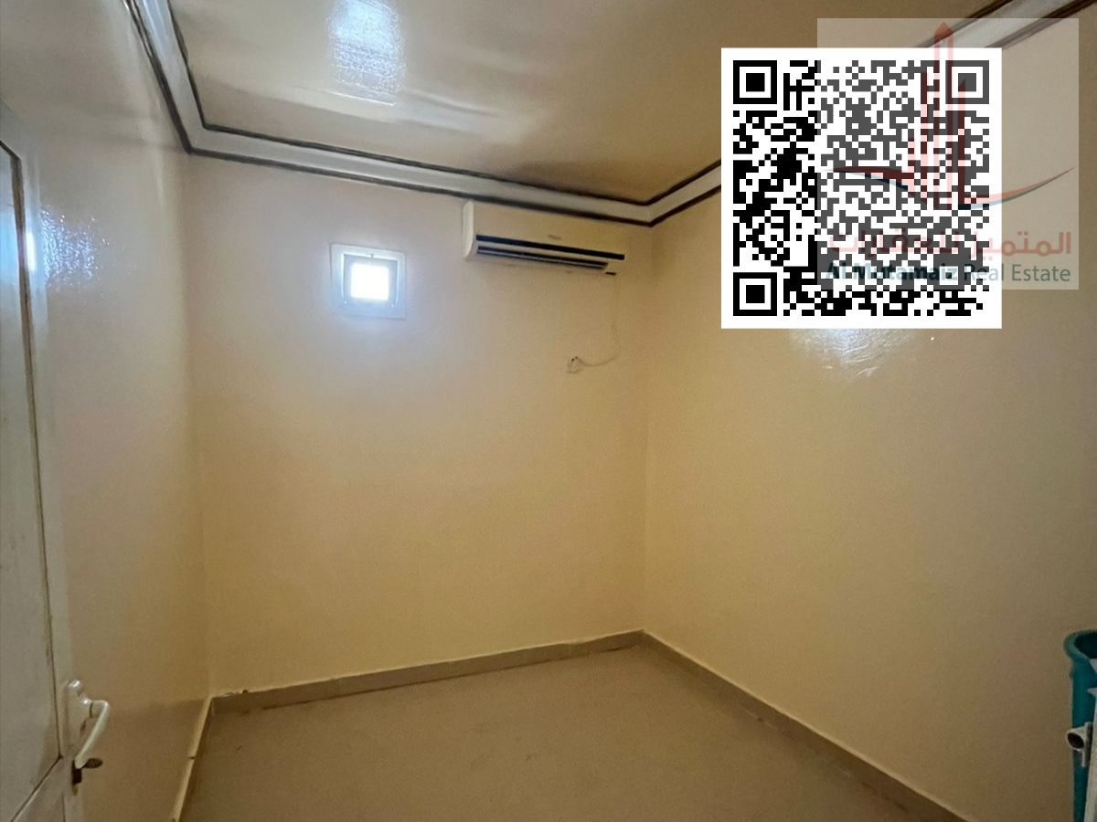 Two bedrooms and a living room, excellent location in Al Bustan, clean building, nearby, excellent space