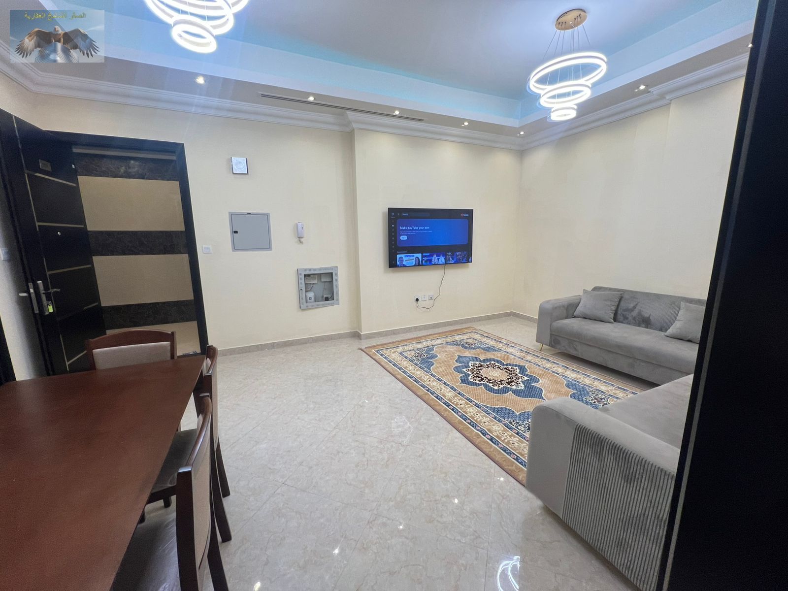 Three beautiful furnished rooms for annual rent in a prime location and modern design