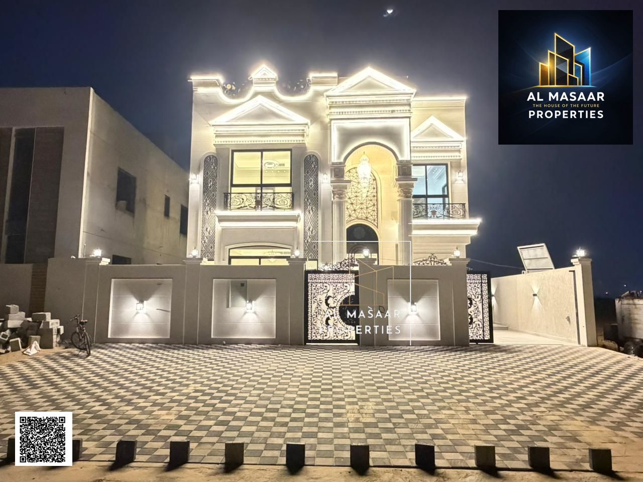 Luxury Classic Villa for Sale in Al Helio 2 | Two Floors | 5 Master Bedrooms | Price Includes Central Air Conditioning (Negotiable)