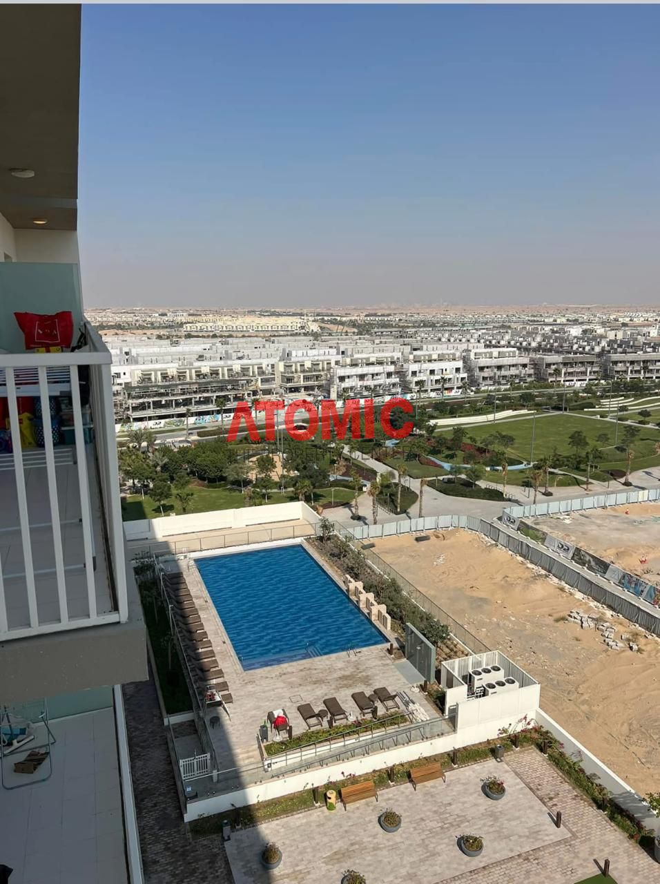 Unfurnished 1-Bed Apt| Community View | Navitas A