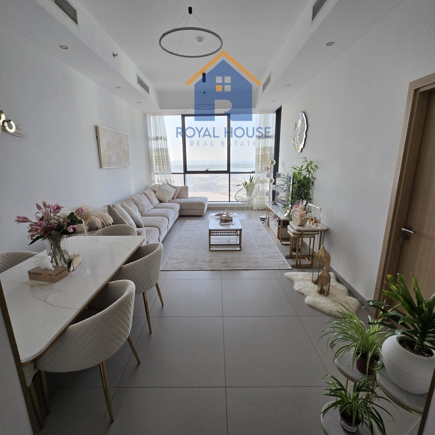 For sale: One bedroom and living room with a fully open side view in Al Mamzar