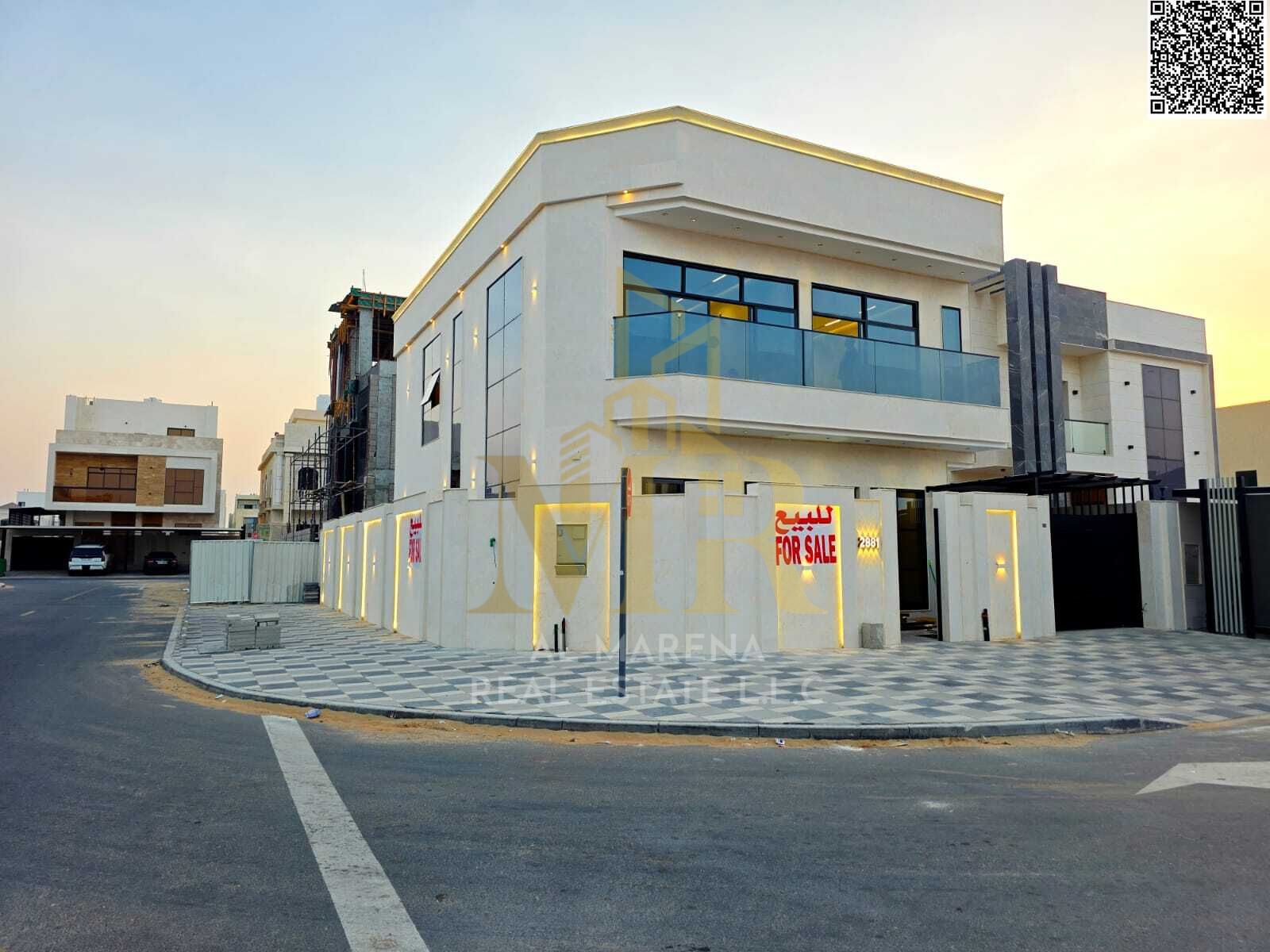 Corner Villa with Rooftop for Sale in Al Bahia