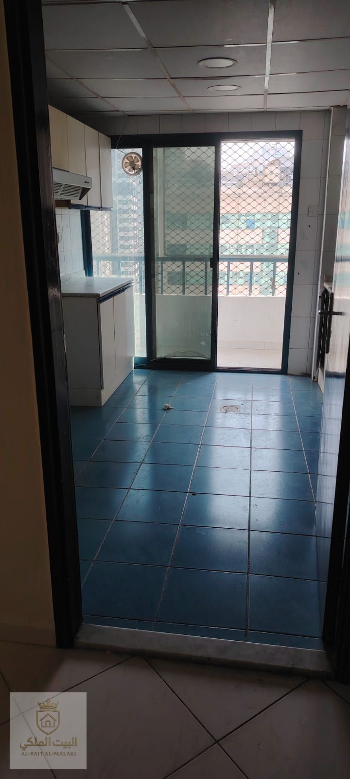 Three bedrooms and a living room in Al Majaz 3 with a balcony, two bathrooms, and a very spacious area.