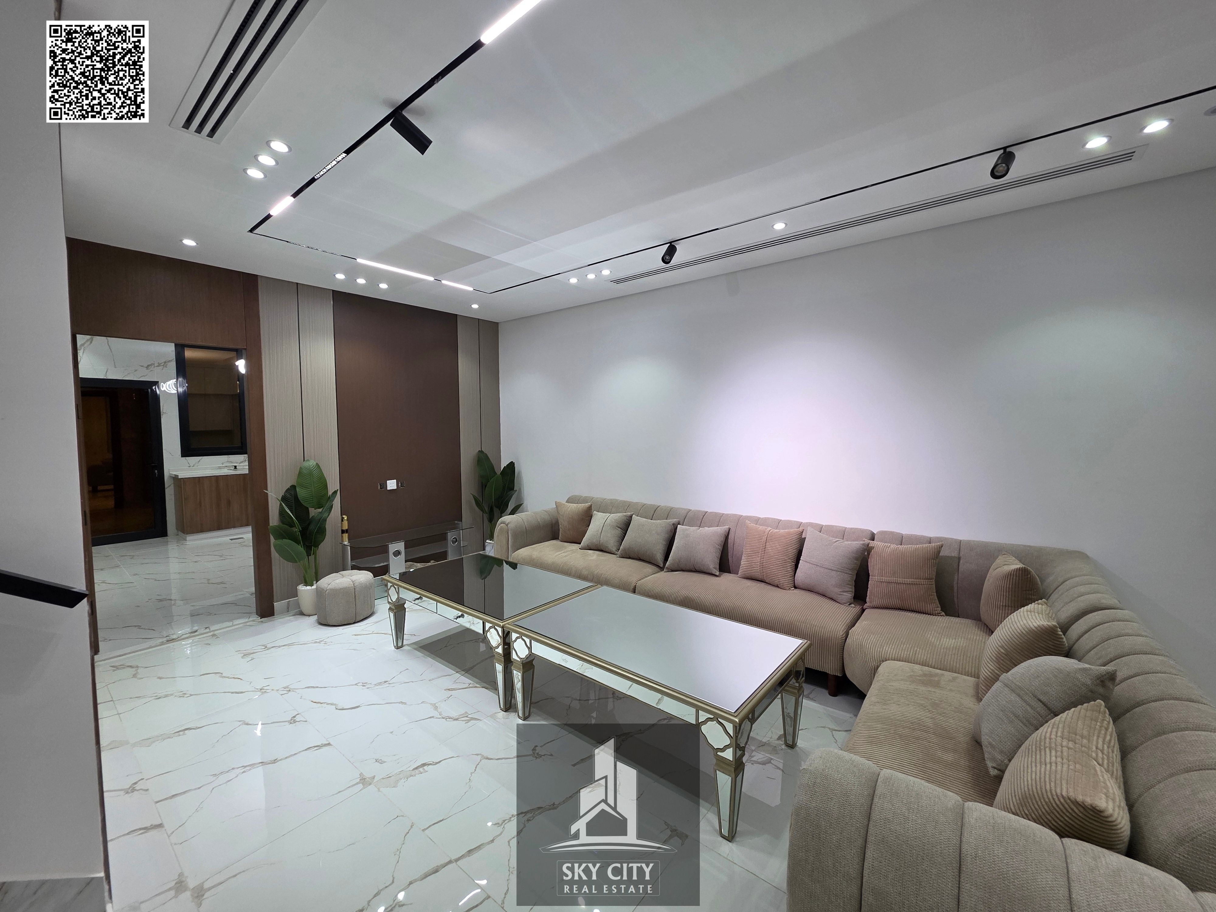 Two floors with a roof, 5 rooms, registration fees included, one minute from Sheikh Mohammed Bin Zayed Road
