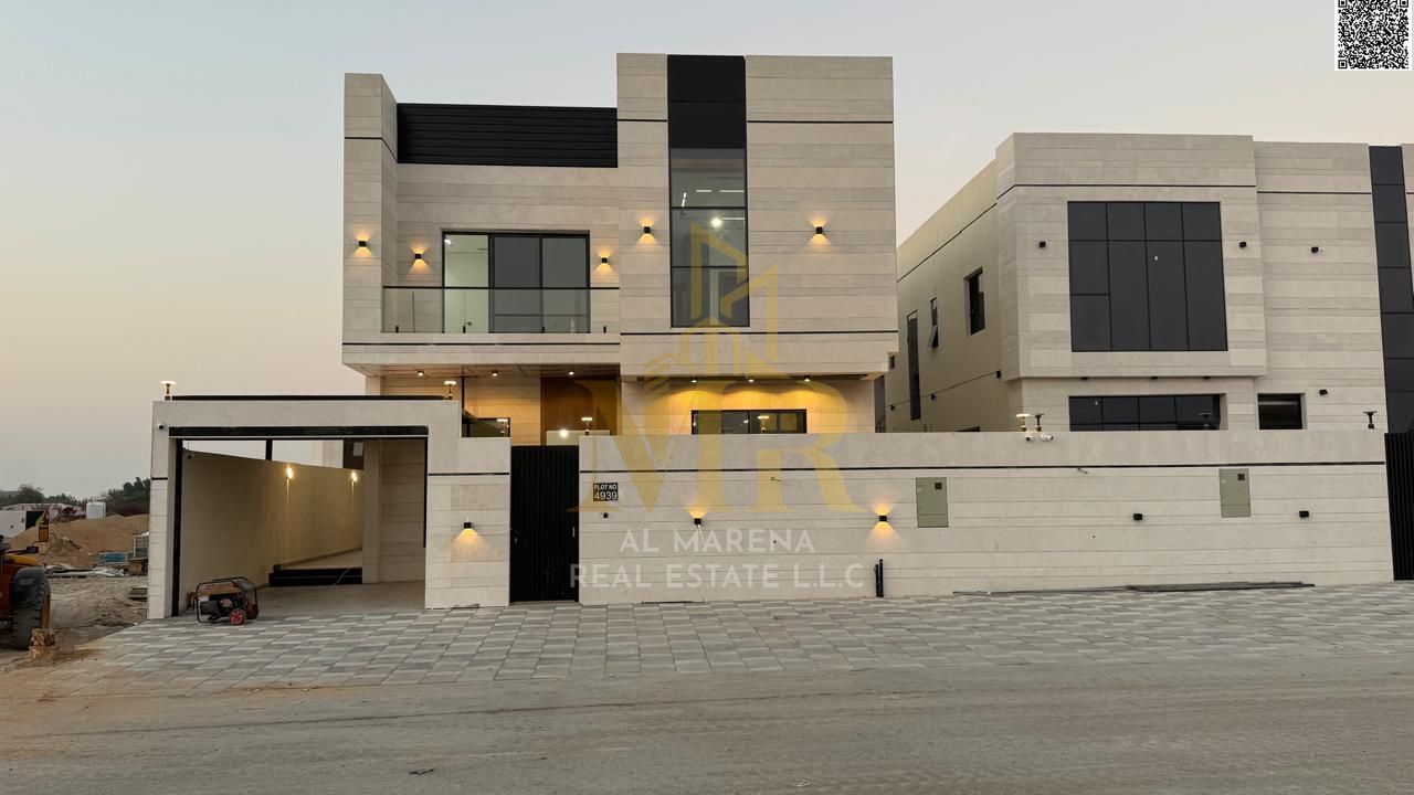 5-bedroom villa for sale in Al Bahia area – Ajman, price includes registration fees and freehold ownership for all nationalities