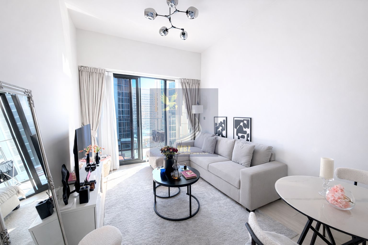 Fully Furnished 1BR | Lagoon & Pool View | Azizi Riviera 41 | Ready to Move In