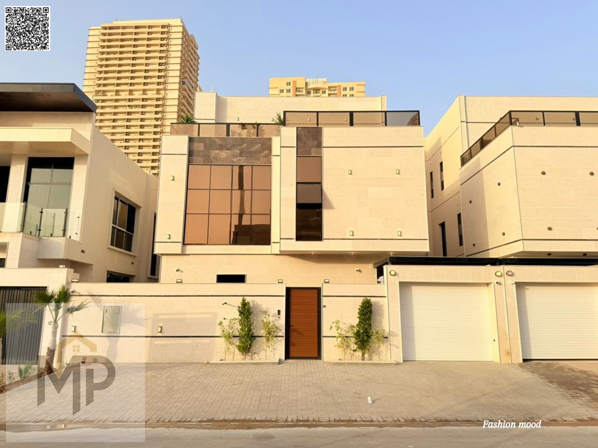 Villa with (pool) |at al amerah area | 5 master rooms, majlis, 3 halls, pool, roof| freehold | price including water, electricity, and central A\C.