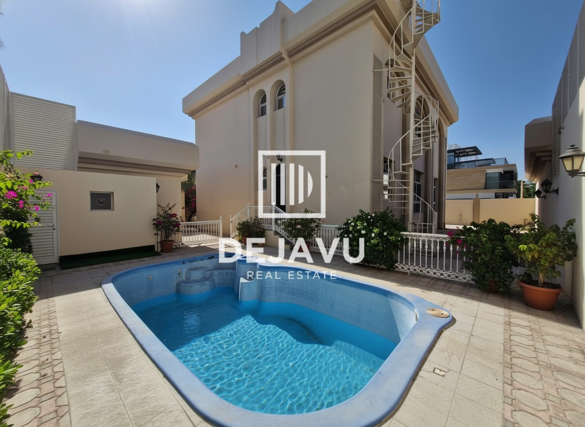 Spacious 4 BR Villa | Great Location | Private Pool | Maid Room
