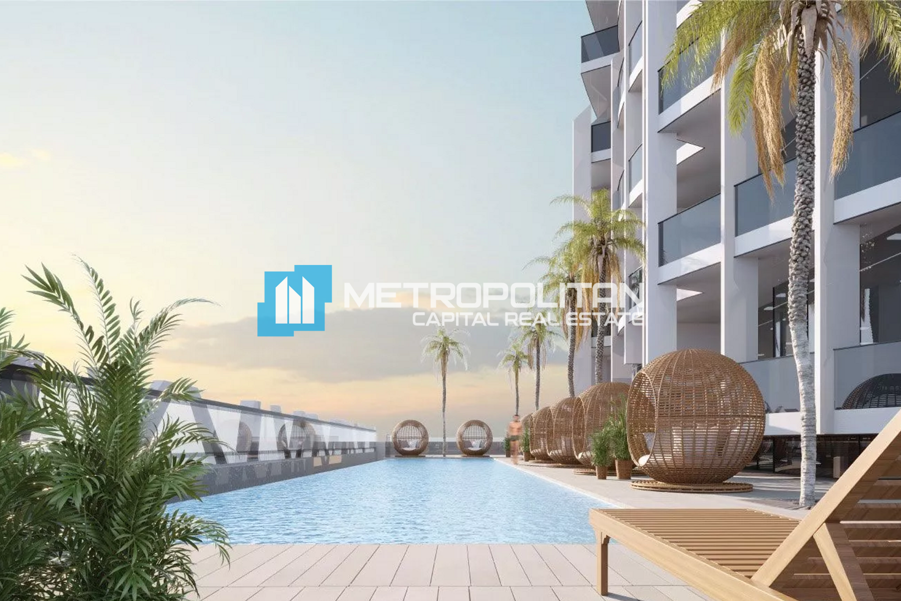 Fully Furnished 1BR | High Floor | Canal View