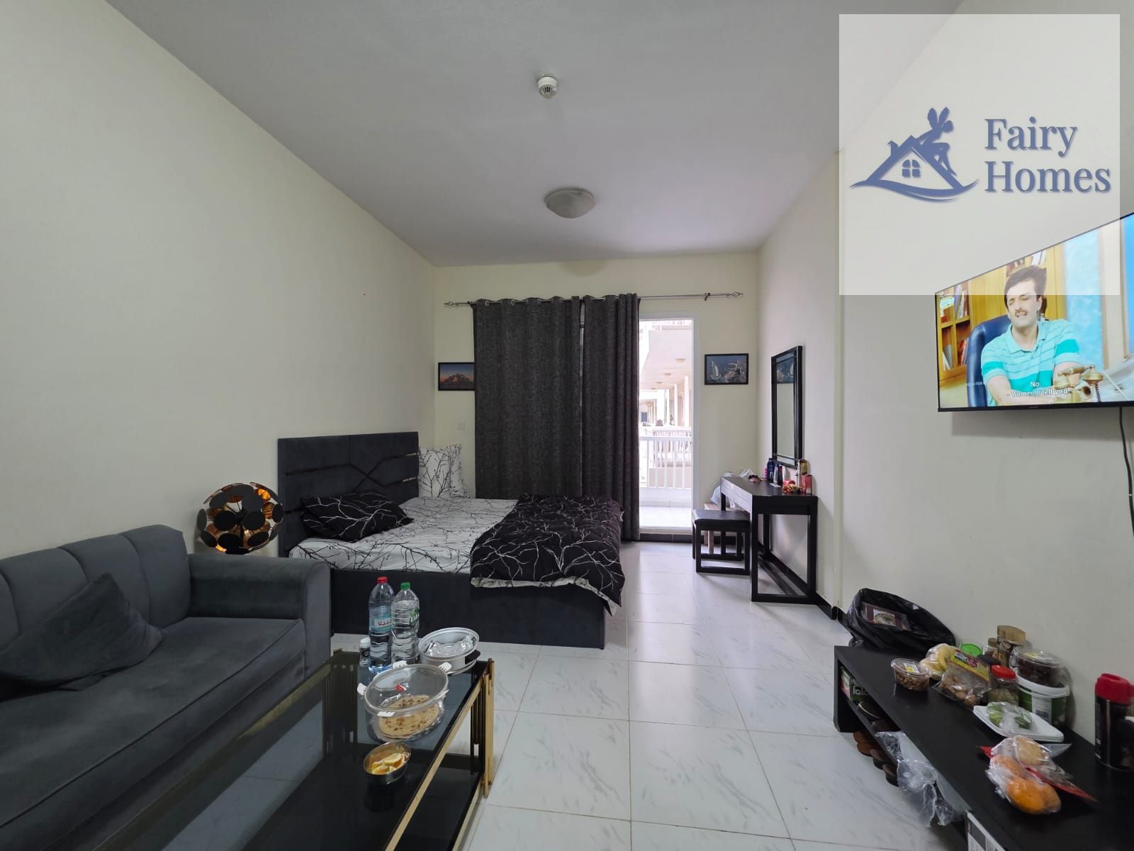 FURNISHED VACANT STUDIO APARTMENT UPTO 12 CHEQUES