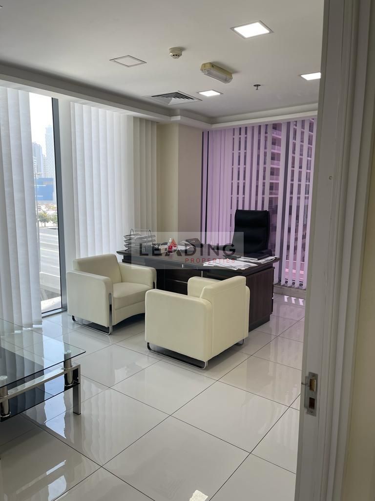 Modern Furnished Office | Business Bay | Prime Location | Fitted Partition
