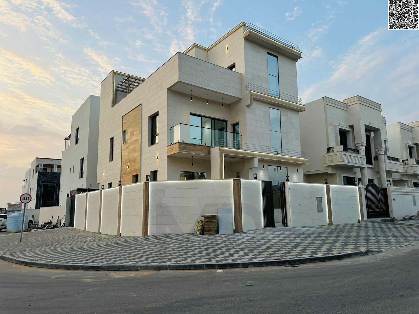 Freehold ownership for all nationalities, opposite the mosque, corner lot, direct from the owner, very prime location