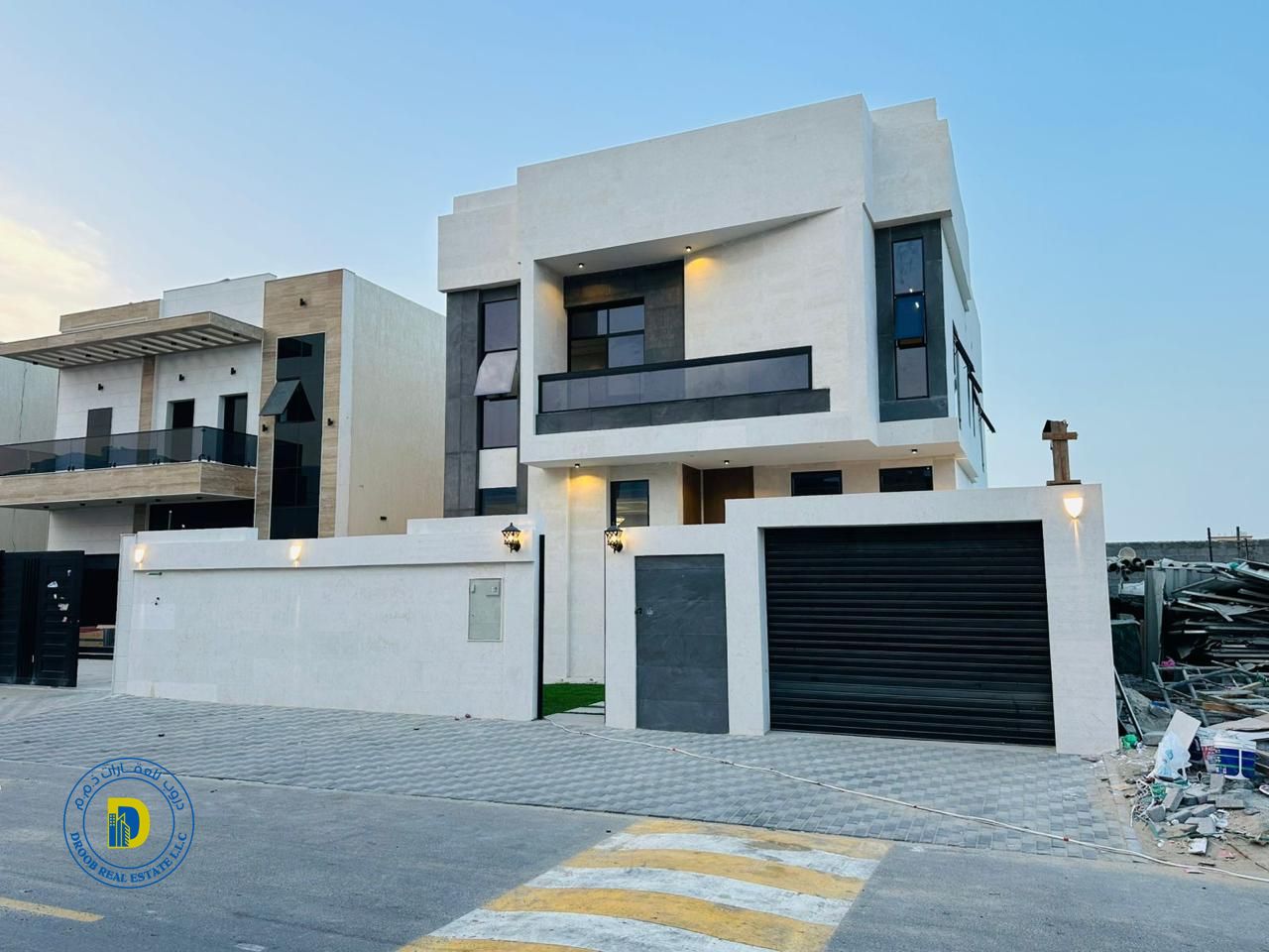 For those seeking luxury and high-end finishes, a luxurious villa with VIP finishing in Al Zahia. A sophisticated modern villa with 5 bedrooms, includ