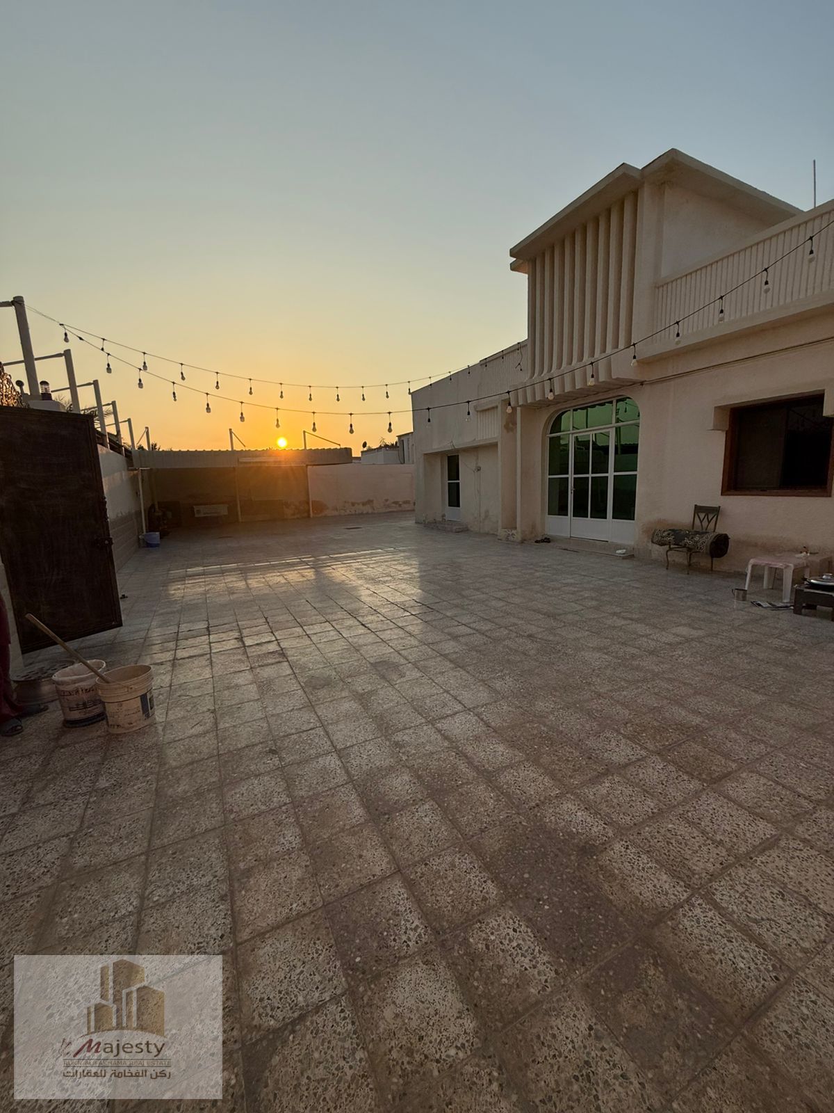 House for sale in Al Ghafia area - House area 8035 square feet.