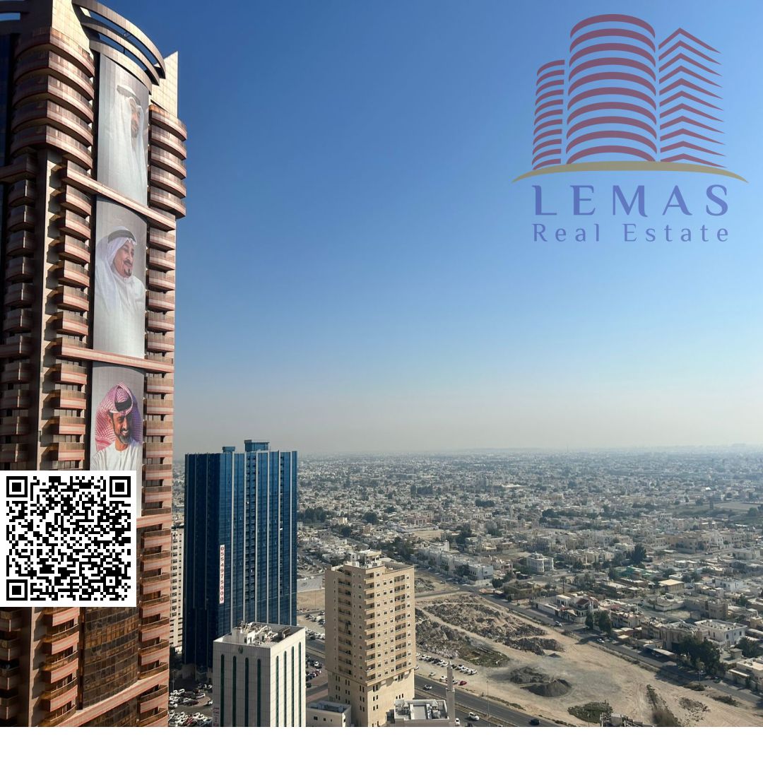 one Bedroom Big size open view Available For In Ajman One Tower