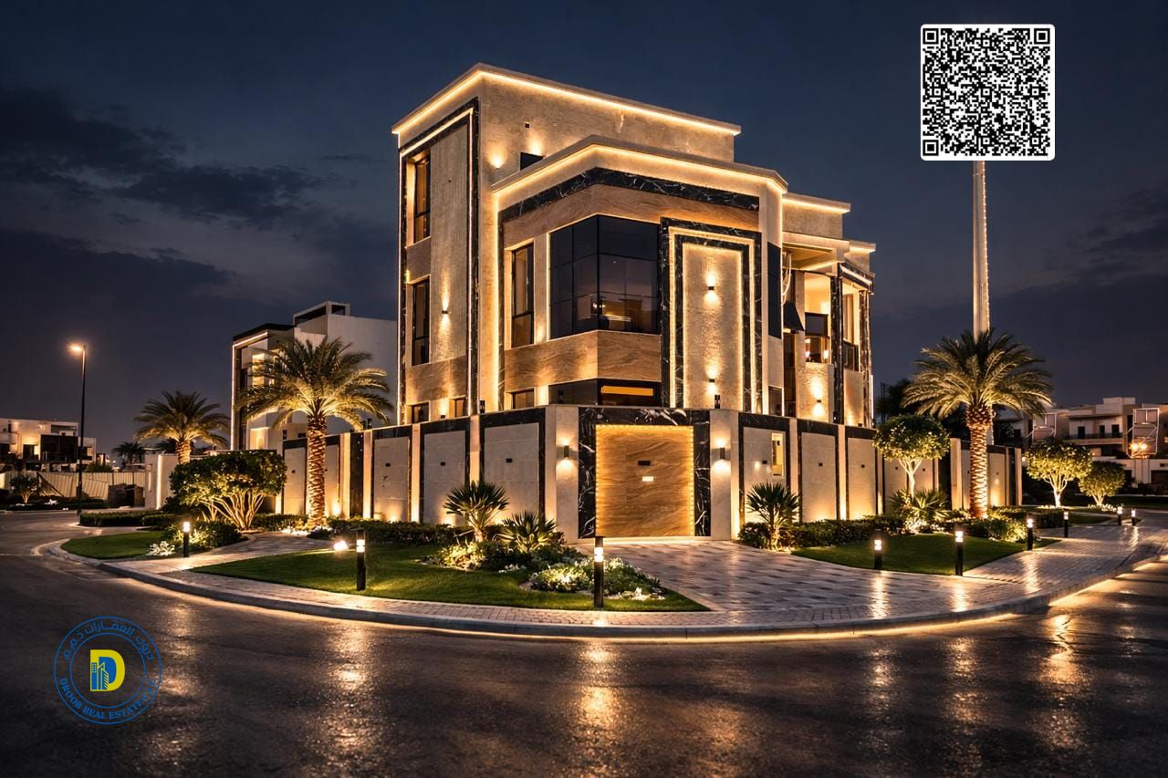 For sale: Corner villa with 5BR and roof , including registration fees, in Al-Helio 1. Freehold for all nationalities. Bank financing .