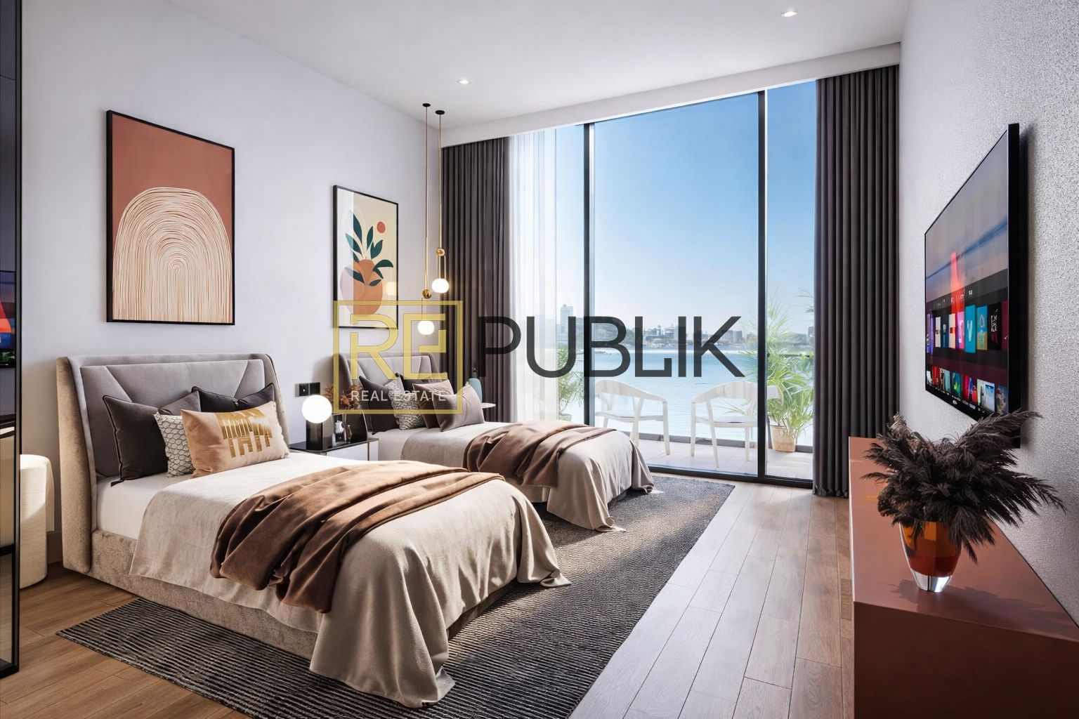 Luxury 2BR Duplex | High Floor | Full Sea View | Furnished | Prime Investment
