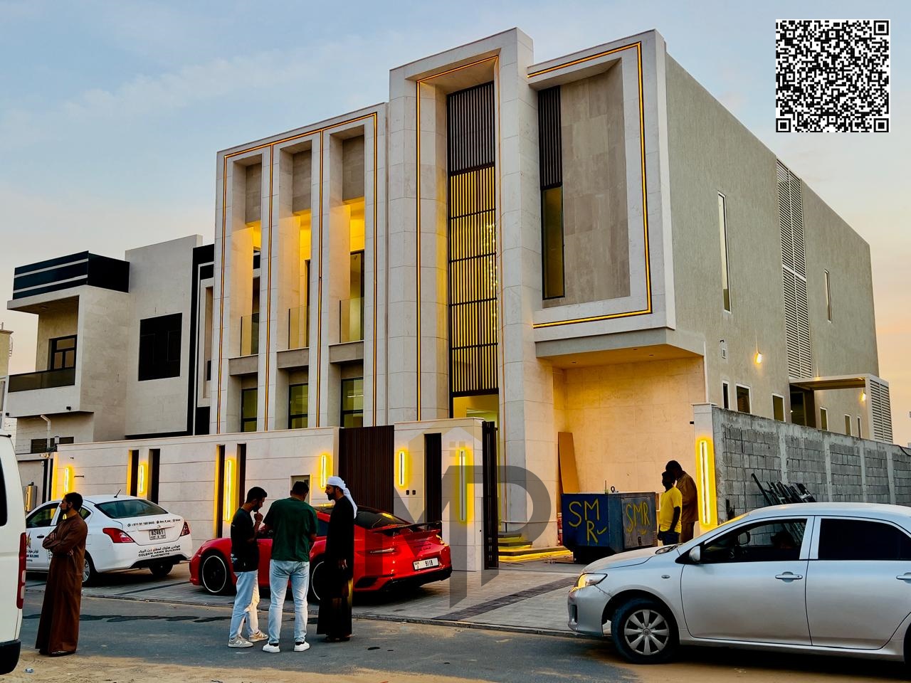 A unique opportunity at an attractive price. . . a villa for sale in Ajman, first occupant, super deluxe finishing, including air conditioning and no an