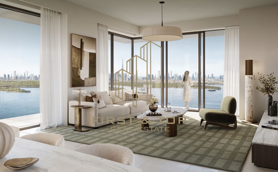 Luxury Waterfront Apartment | Biggest Layout | Burj Khalifa & Sanctuary View | Only 10% Downpayment | 0% Commission