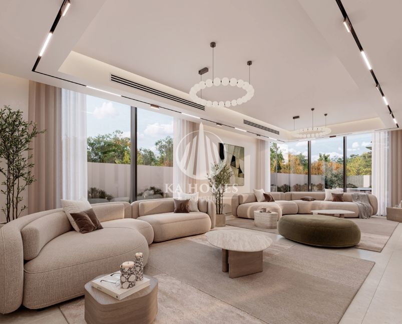 A villa with a completely different design, located within a unique and entirely different residential complex. Freehold ownership available to all na