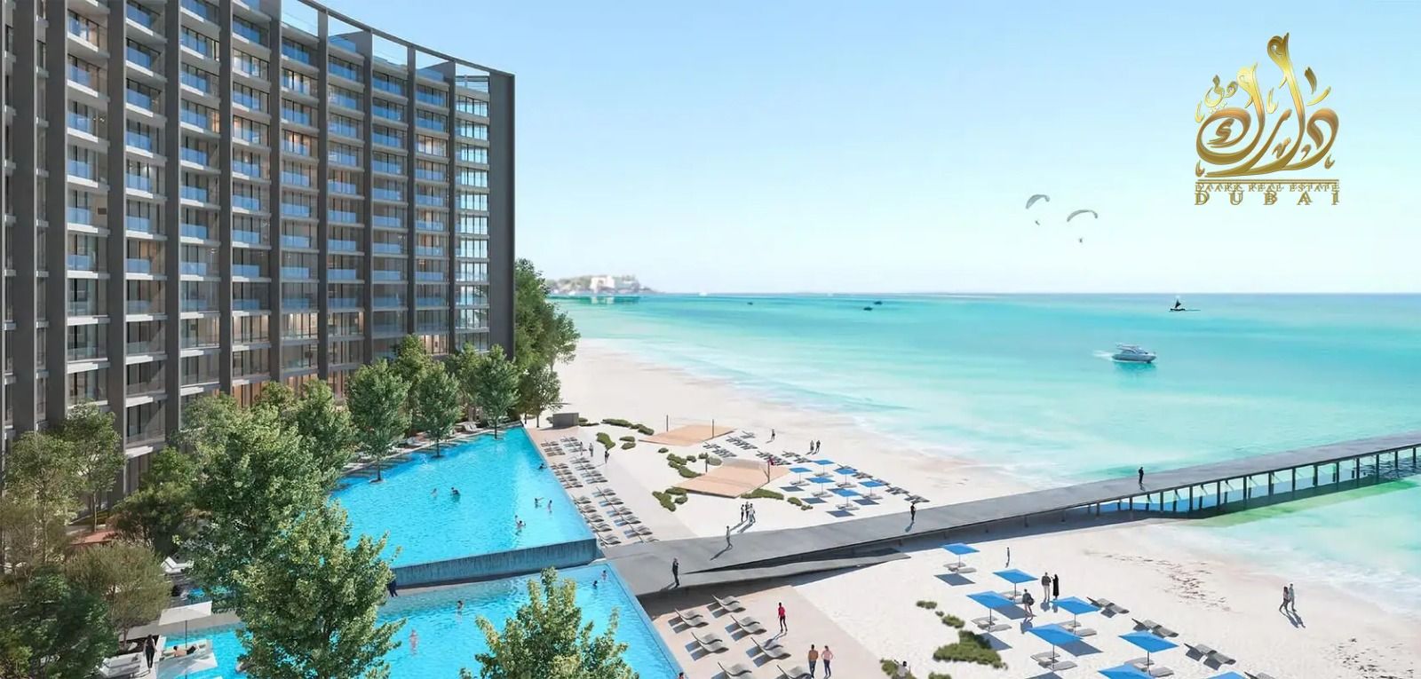 1BED FURNISHED -SEA VIEW - READY Q2 2027 - HIGH ROI - FREEHOLD