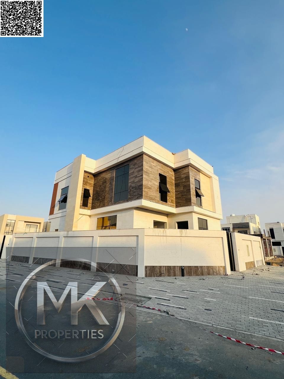 **Luxury Villa in Al Zahya – Ajman** Ready for immediate occupancy with high-end finishes and spacious interiors. **Freehold ownership for all nat