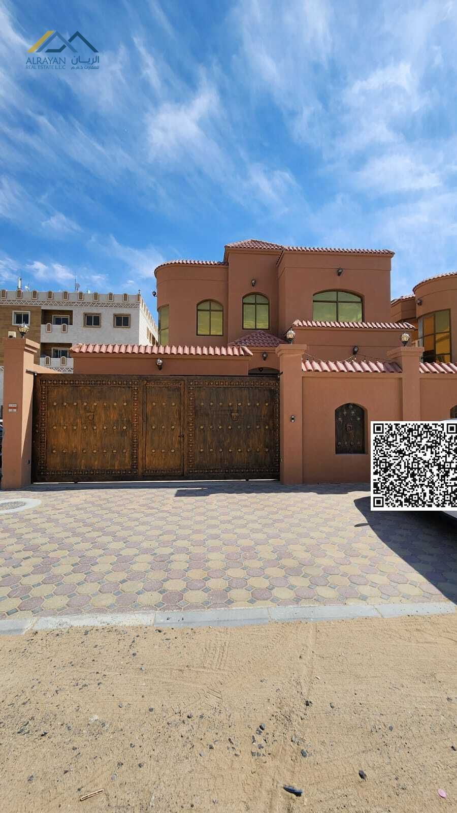 A unique residential opportunity for rent: a luxurious villa with exquisite finishes and world-class amenities, located in the heart of Ajman, Al Muwa