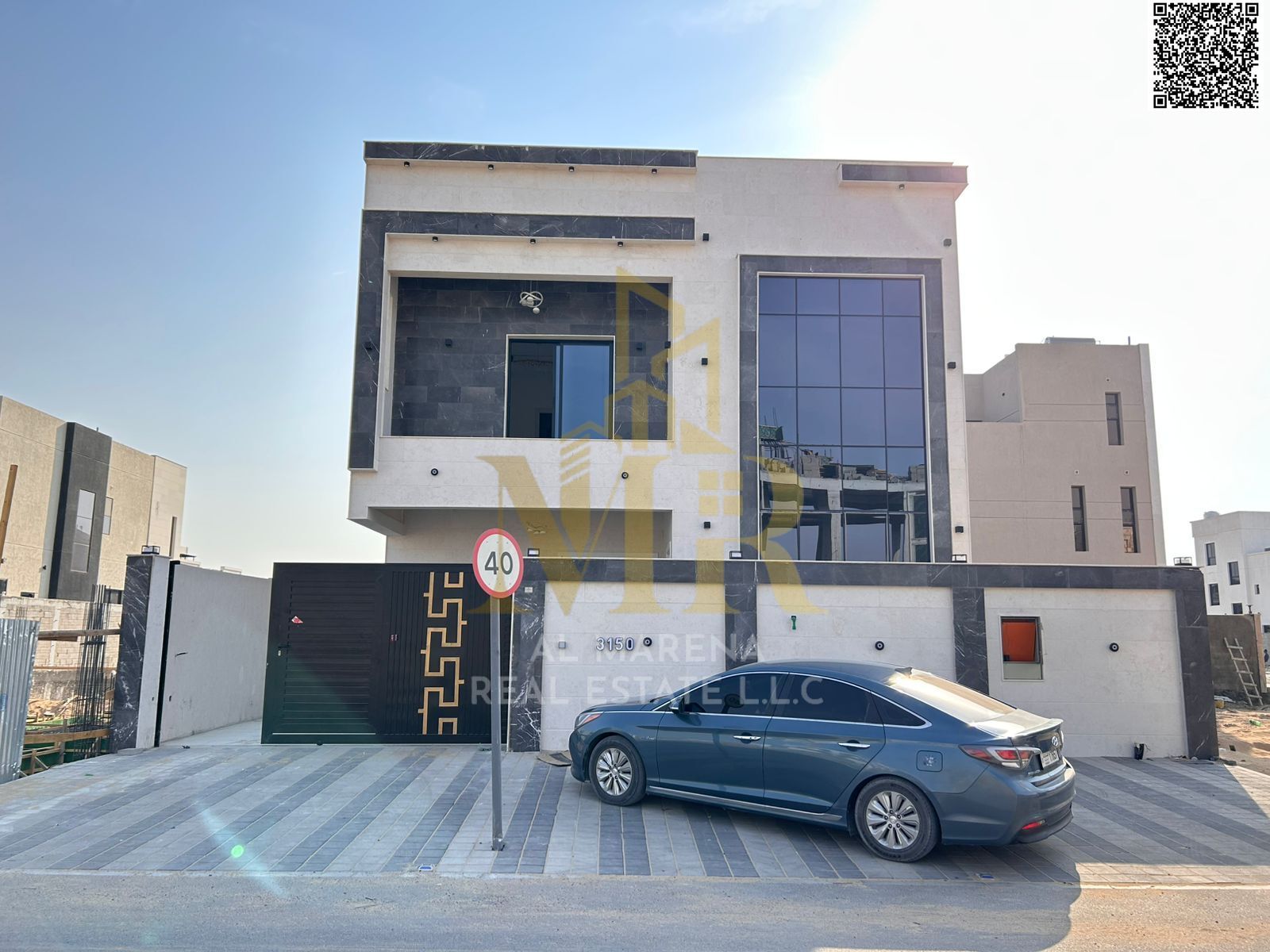 Villa for sale in Al Bahia – two floors with a modern design and a modern kitchen, price includes registration and ownership fees, freehold ownership.