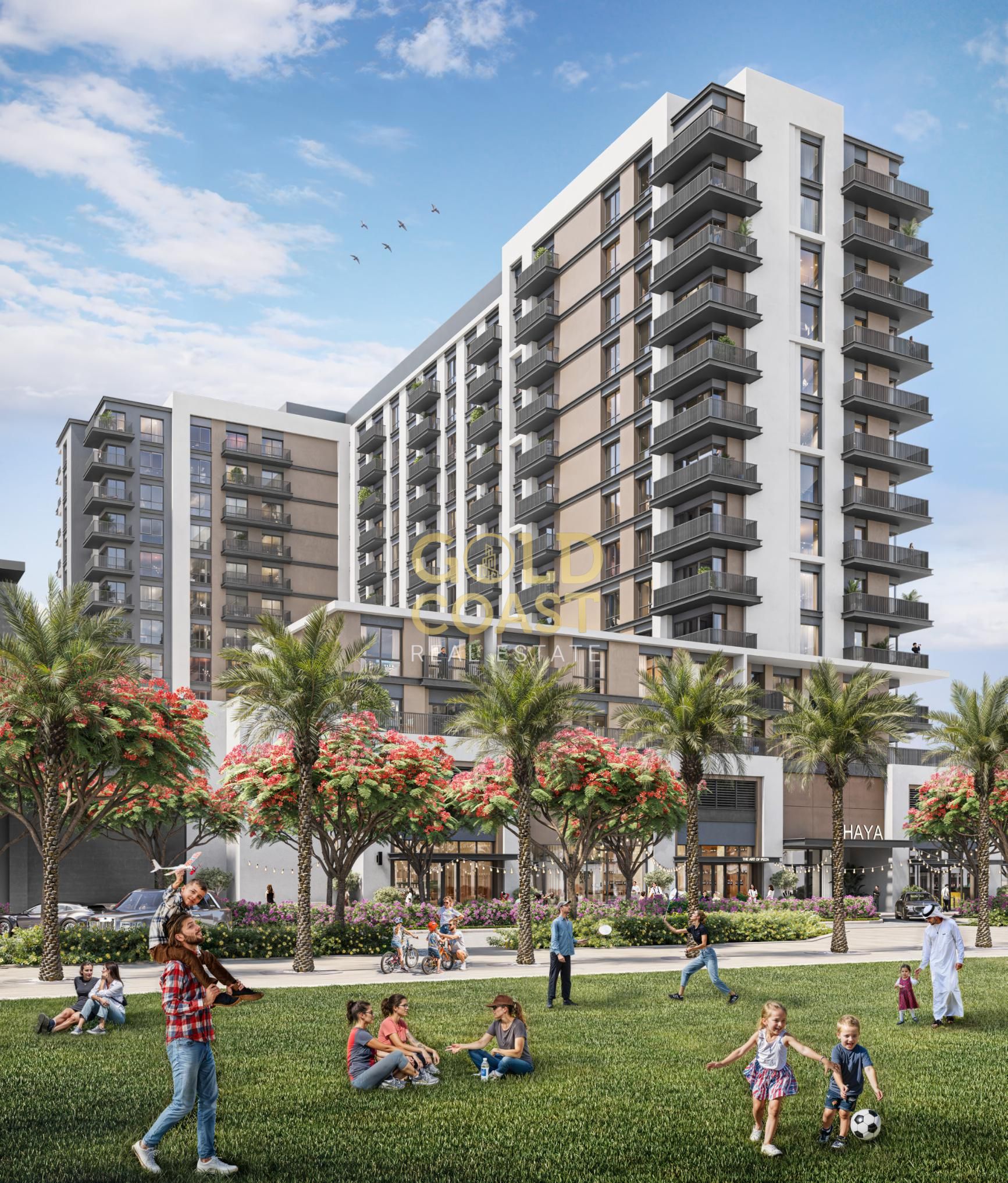 1BR Apartment For Sale | Haya on the Park | Park & Courtyard Views